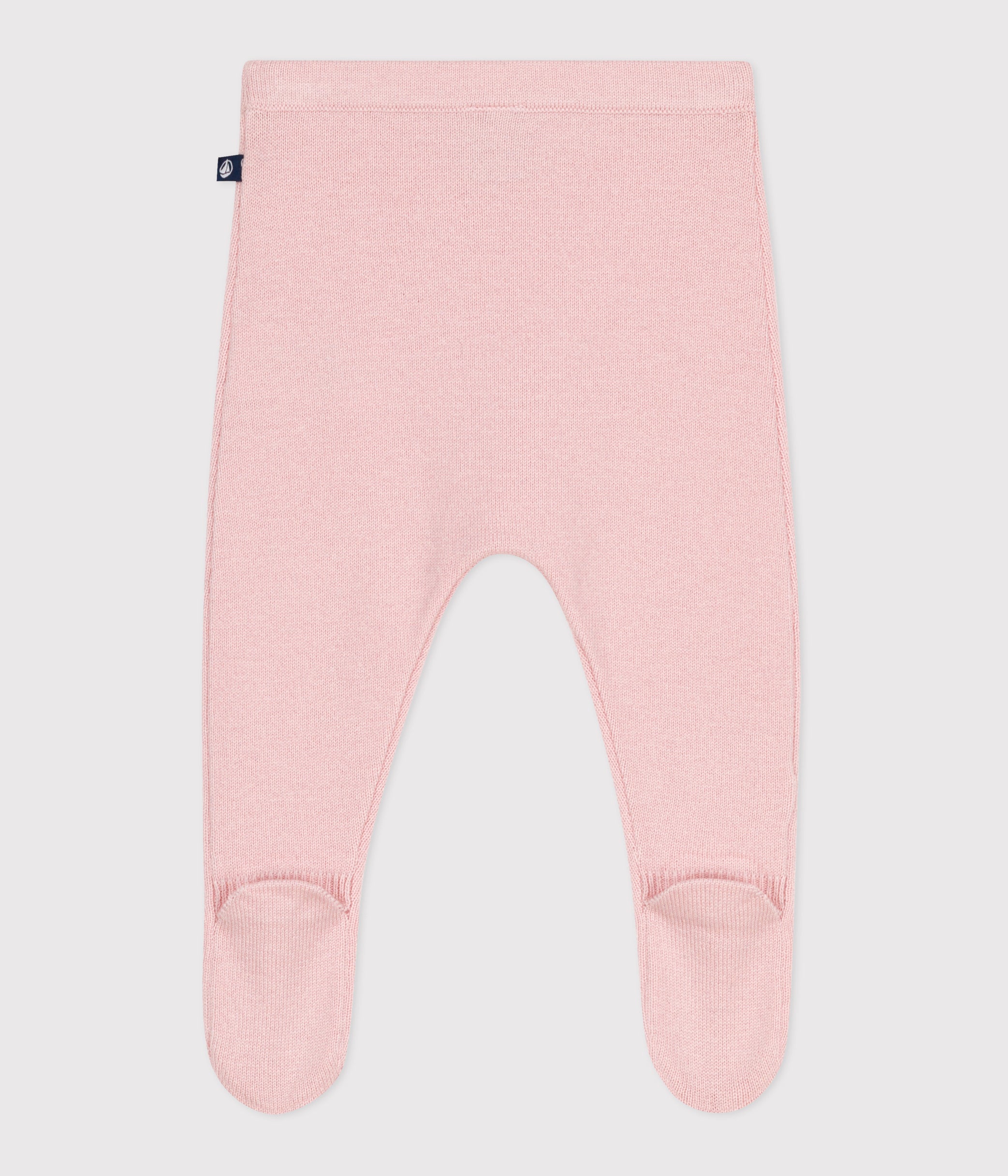 pantalon-bébé-en-tricot-laine-et-coton
