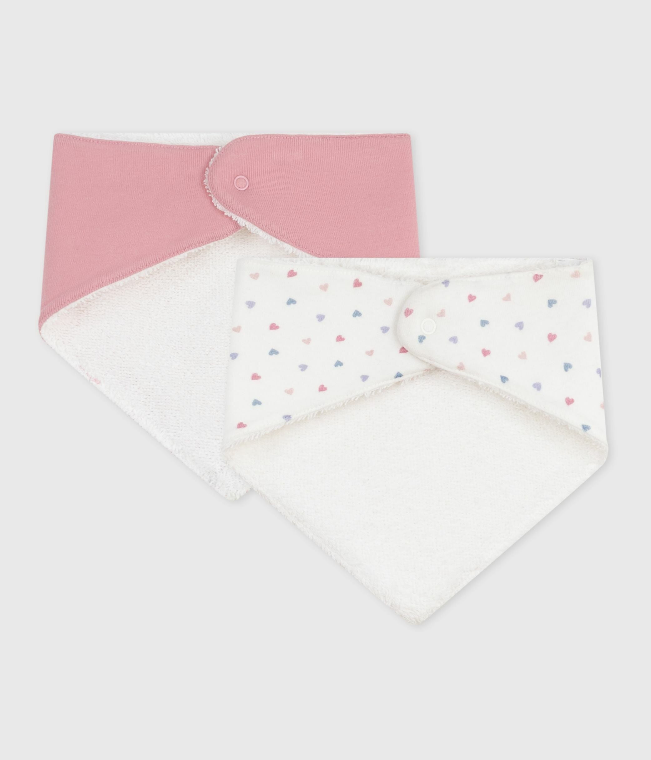 lot-de-2-bandanas-bébé-en-coton-imprimé