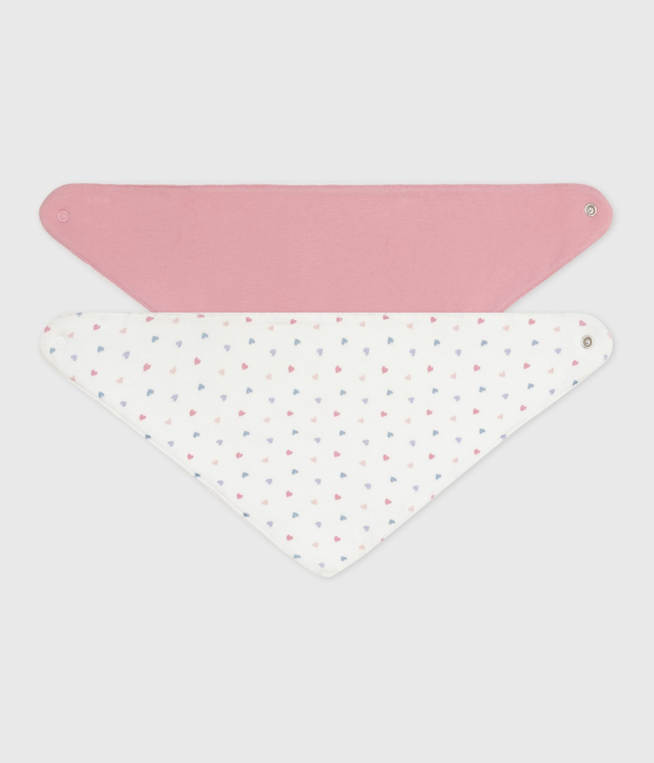 lot-de-2-bandanas-bébé-en-coton-imprimé