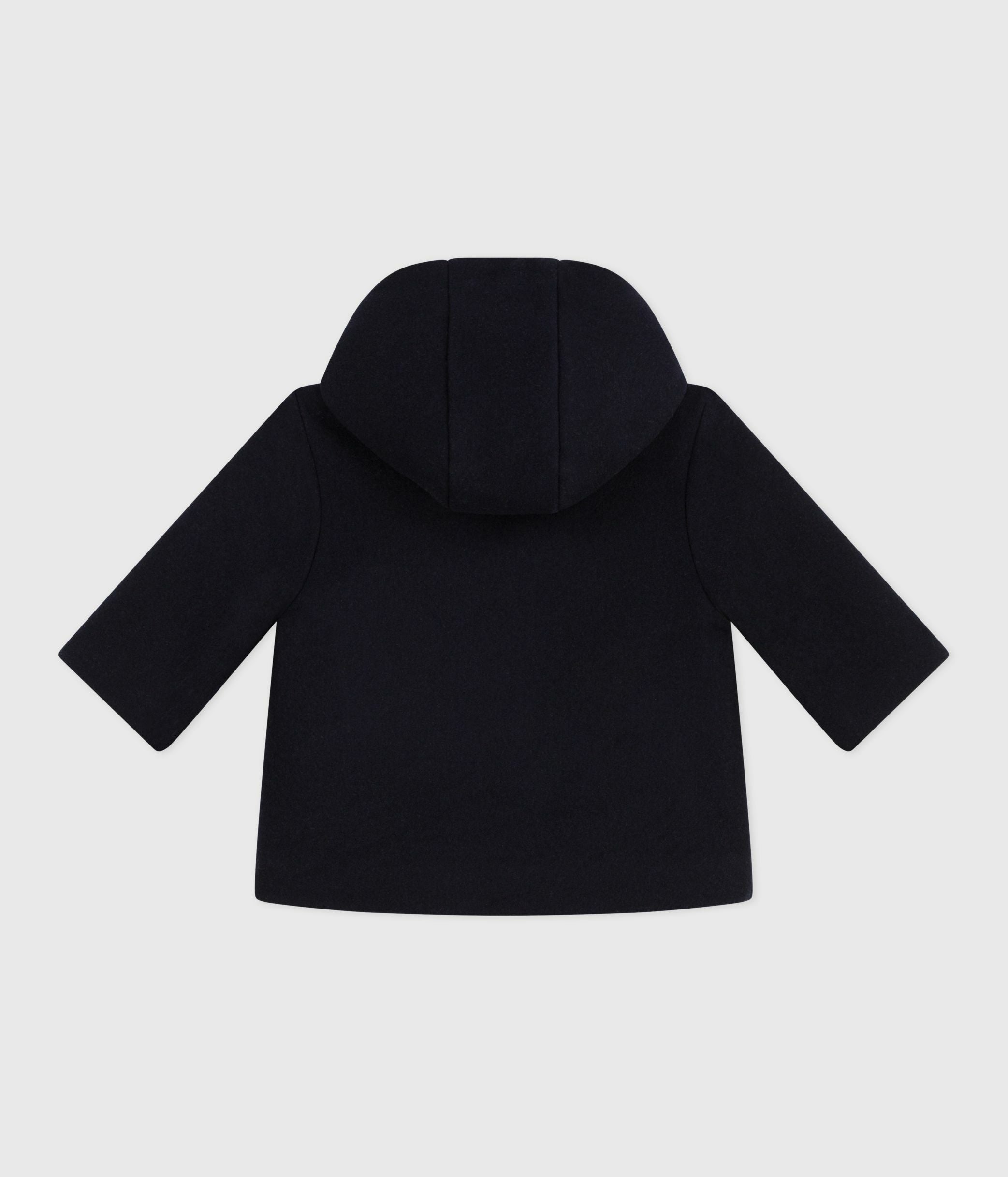 caban-bébé-en-drap-de-laine-uni