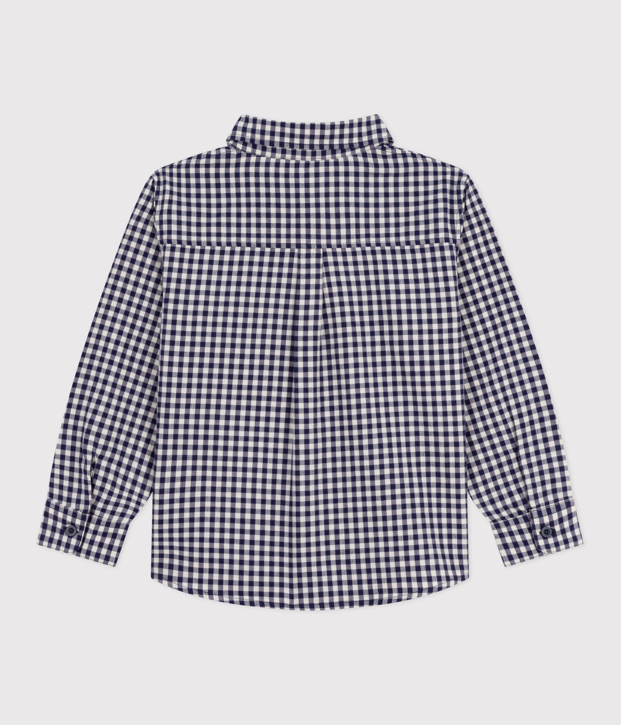 chemise-enfant-en-coton-à-carreaux