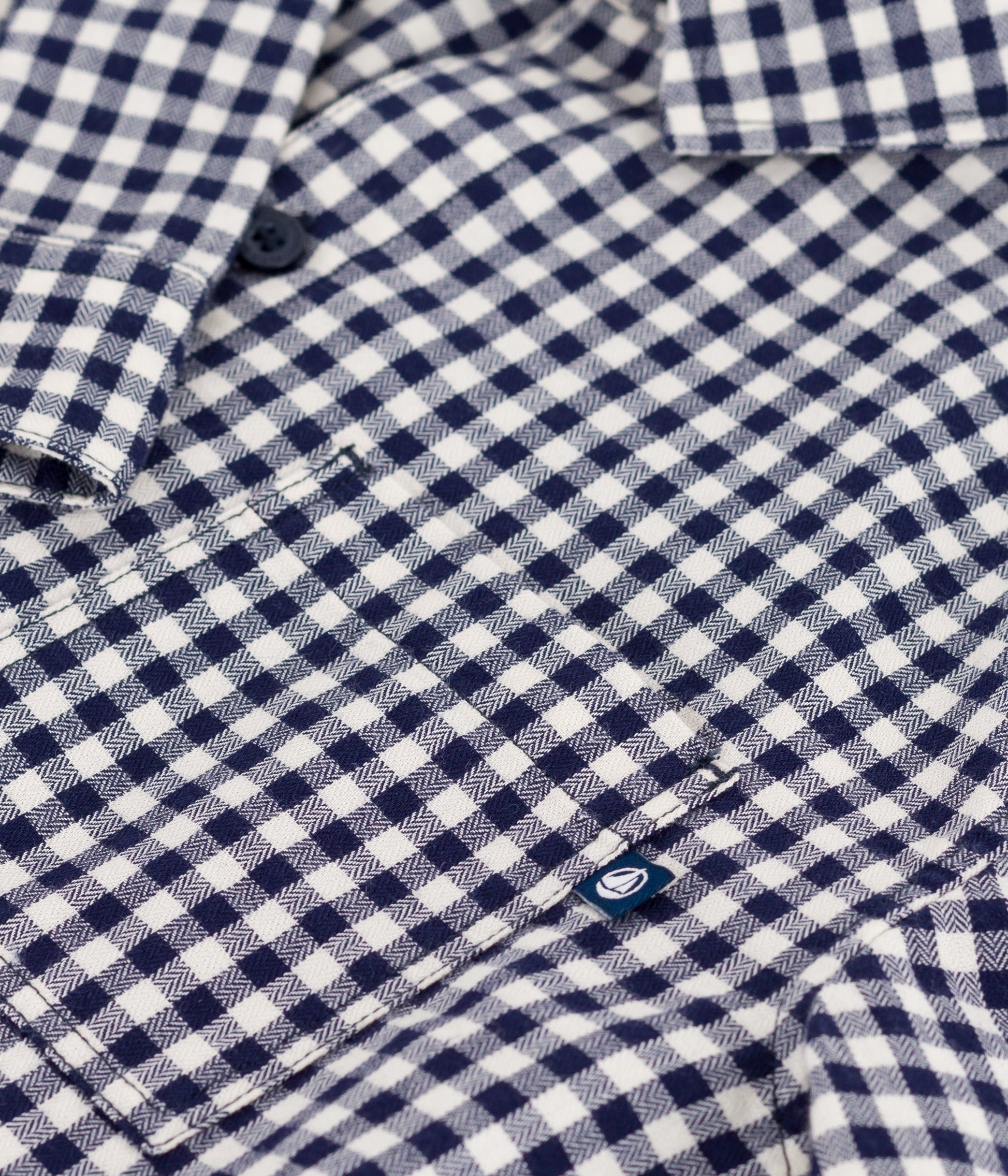 chemise-enfant-en-coton-à-carreaux