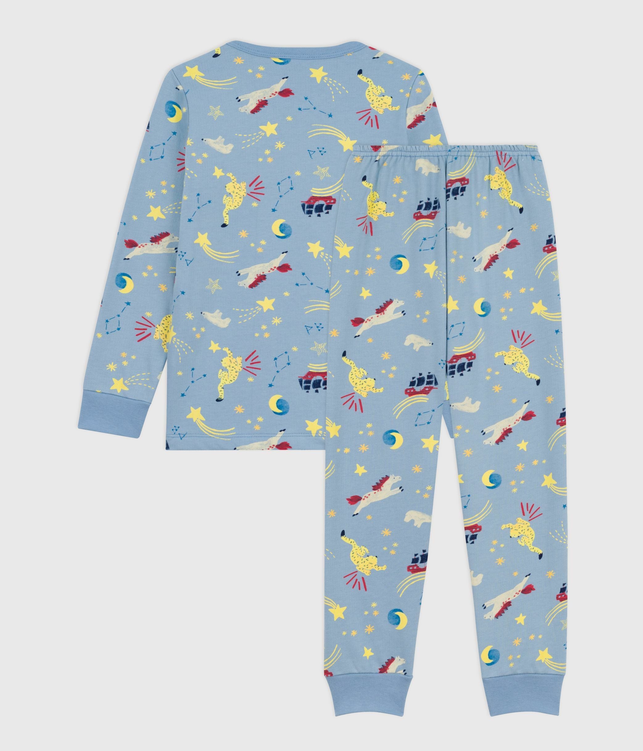 pyjama-enfant-en-molleton-imprimé