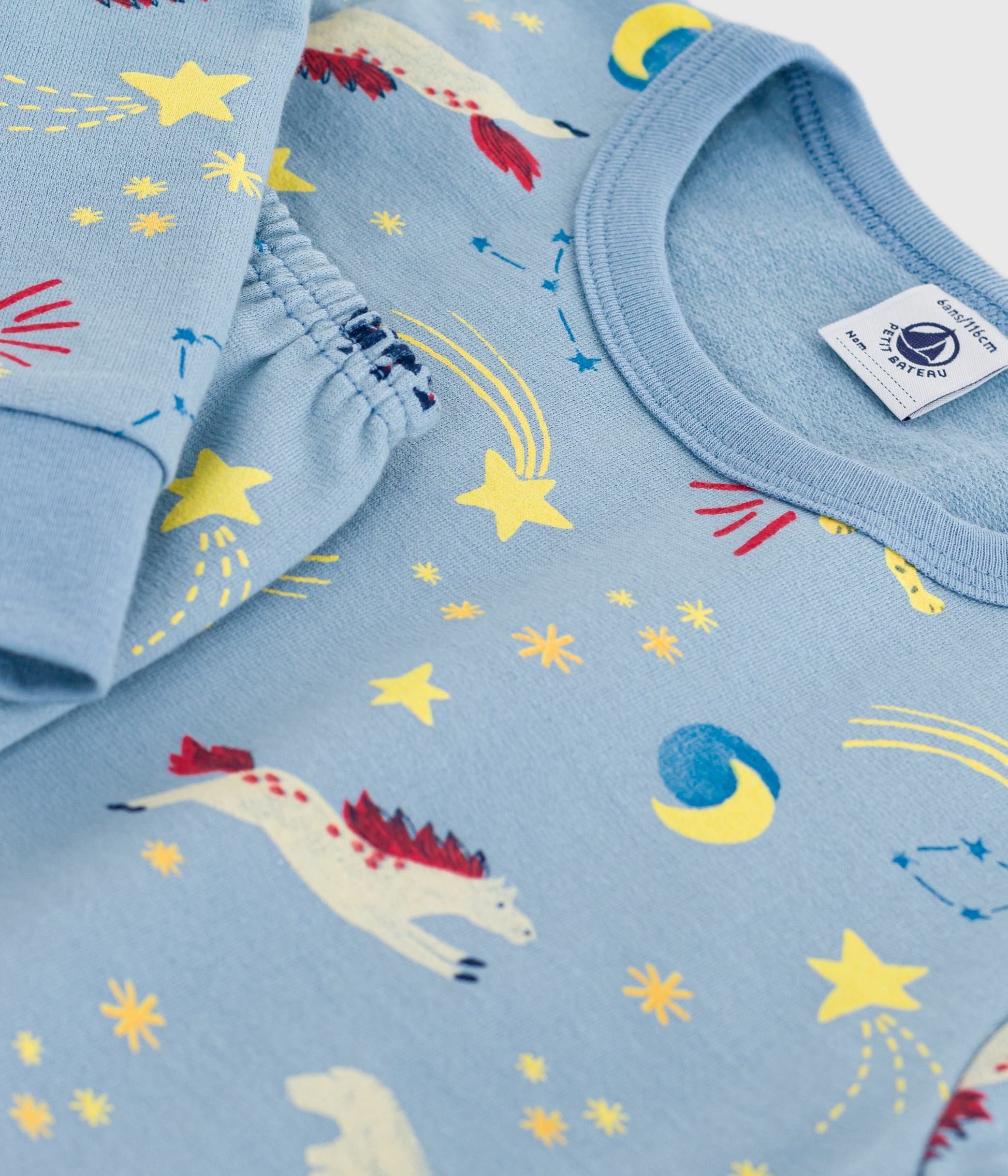 pyjama-enfant-en-molleton-imprimé