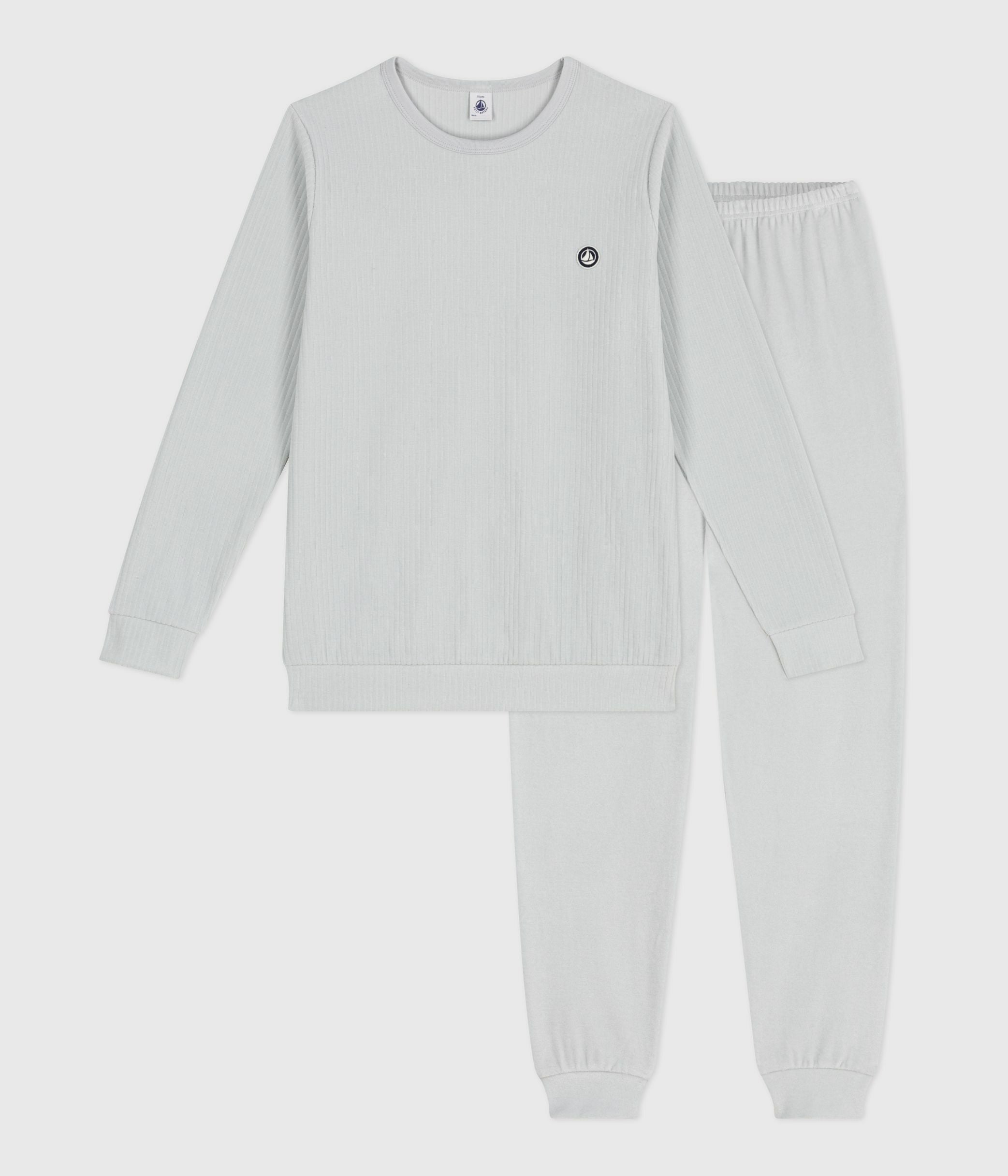 pyjama-junior-en-velours-uni