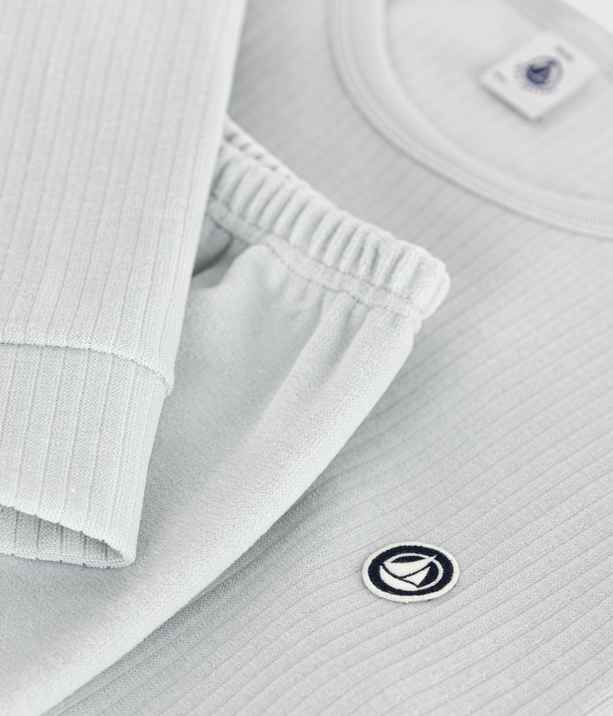 pyjama-junior-en-velours-uni
