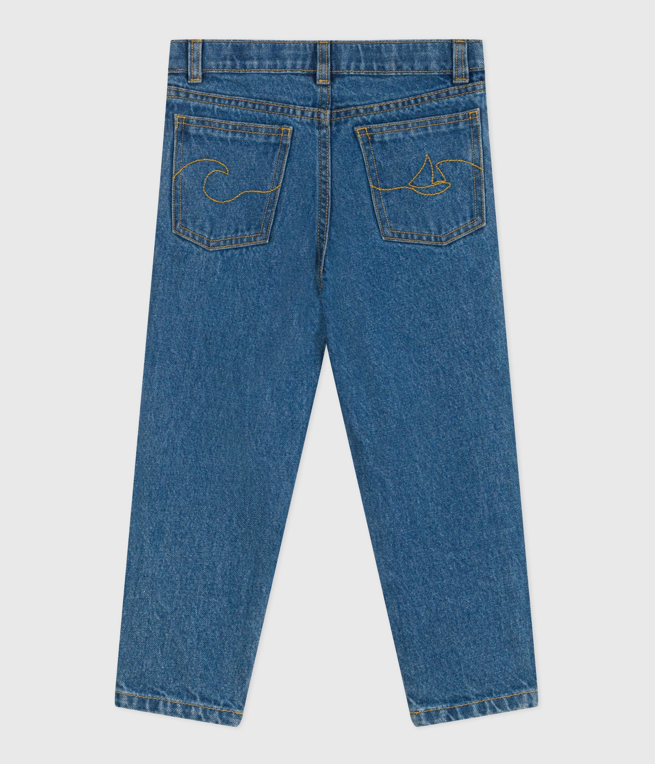 pantalon-enfant-en-denim