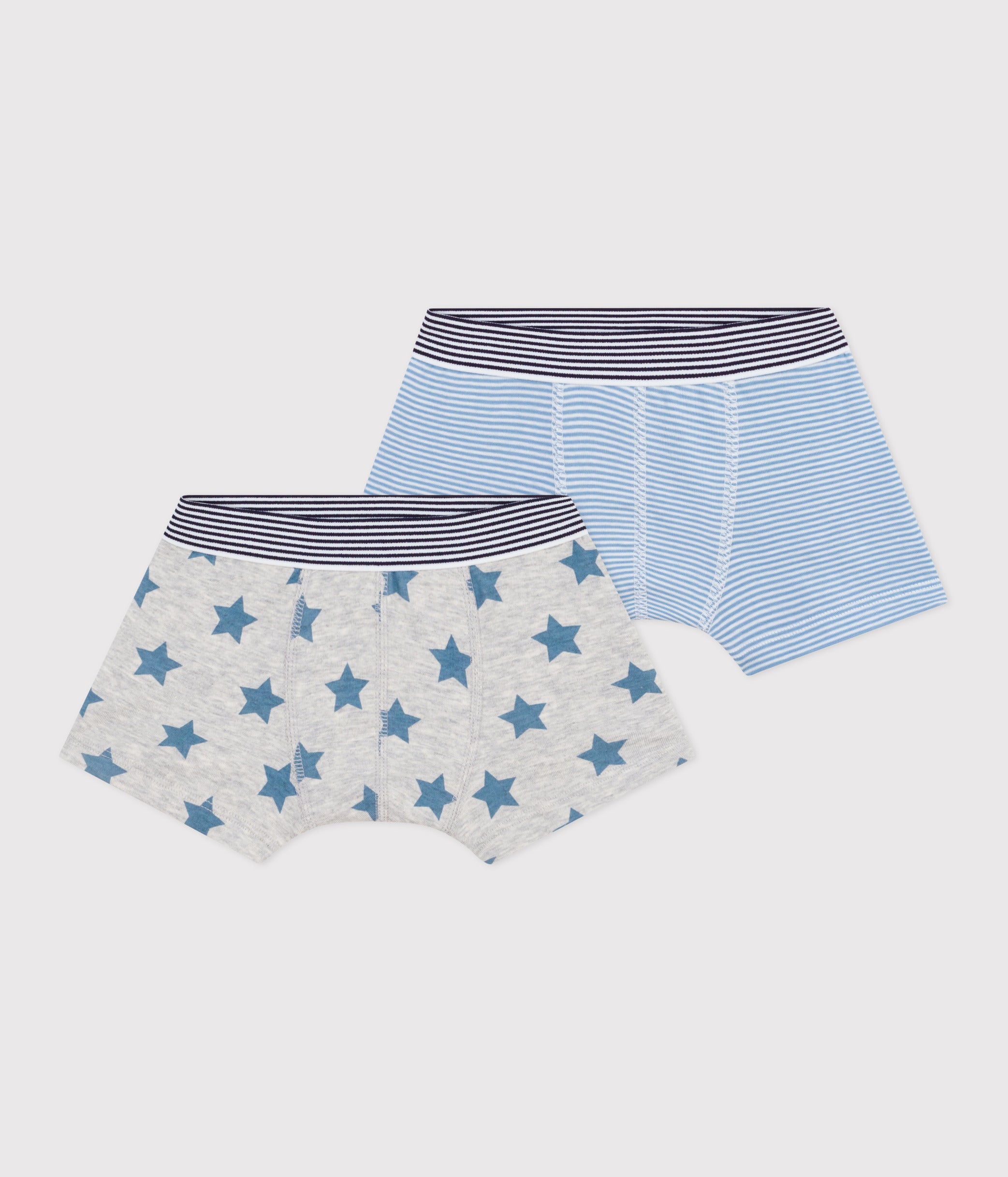 lot-de-2-boxers-enfant-en-coton-imprimé-étoiles