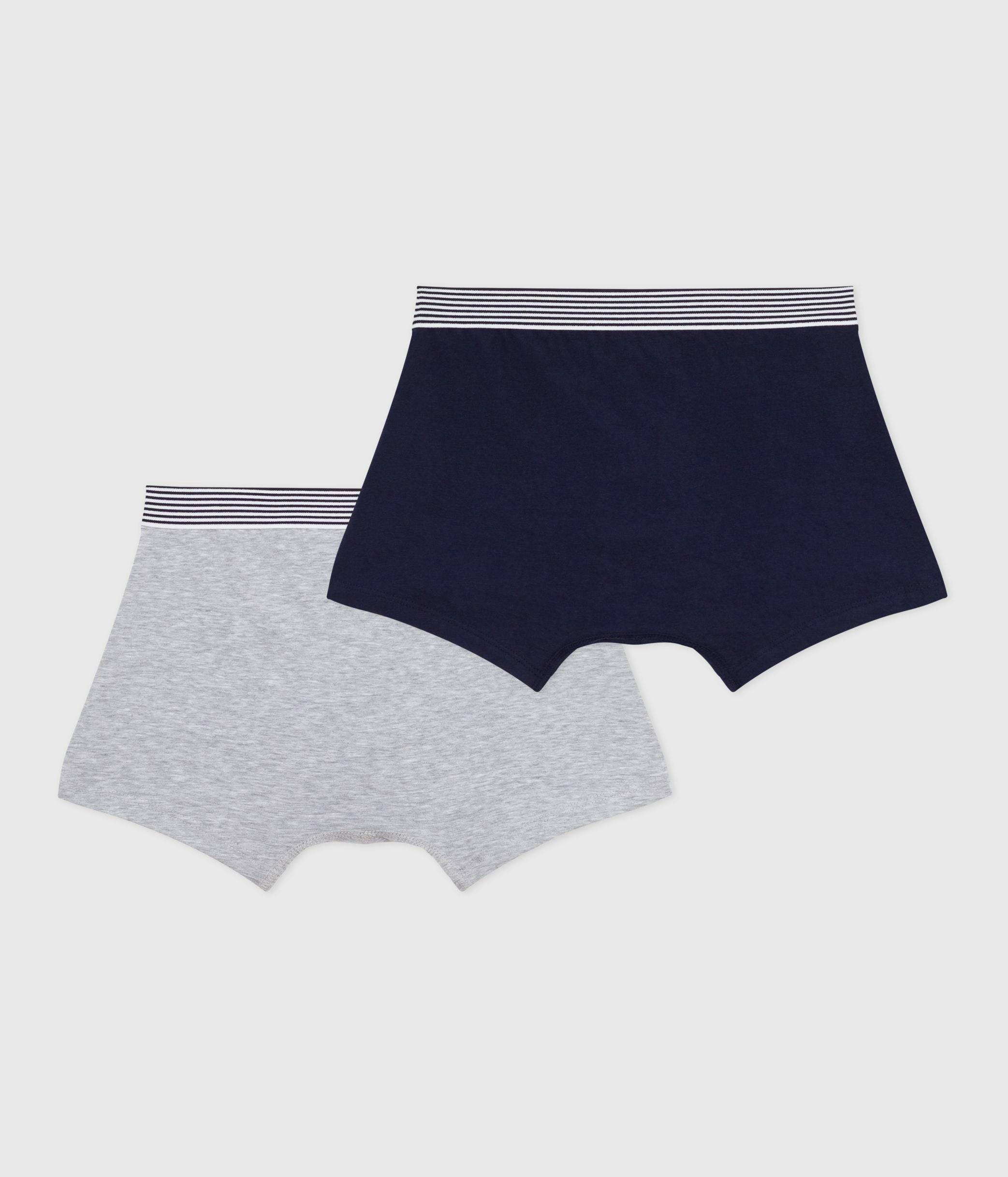 lot-de-2-boxers-enfant-en-coton-et-elasthanne-uni