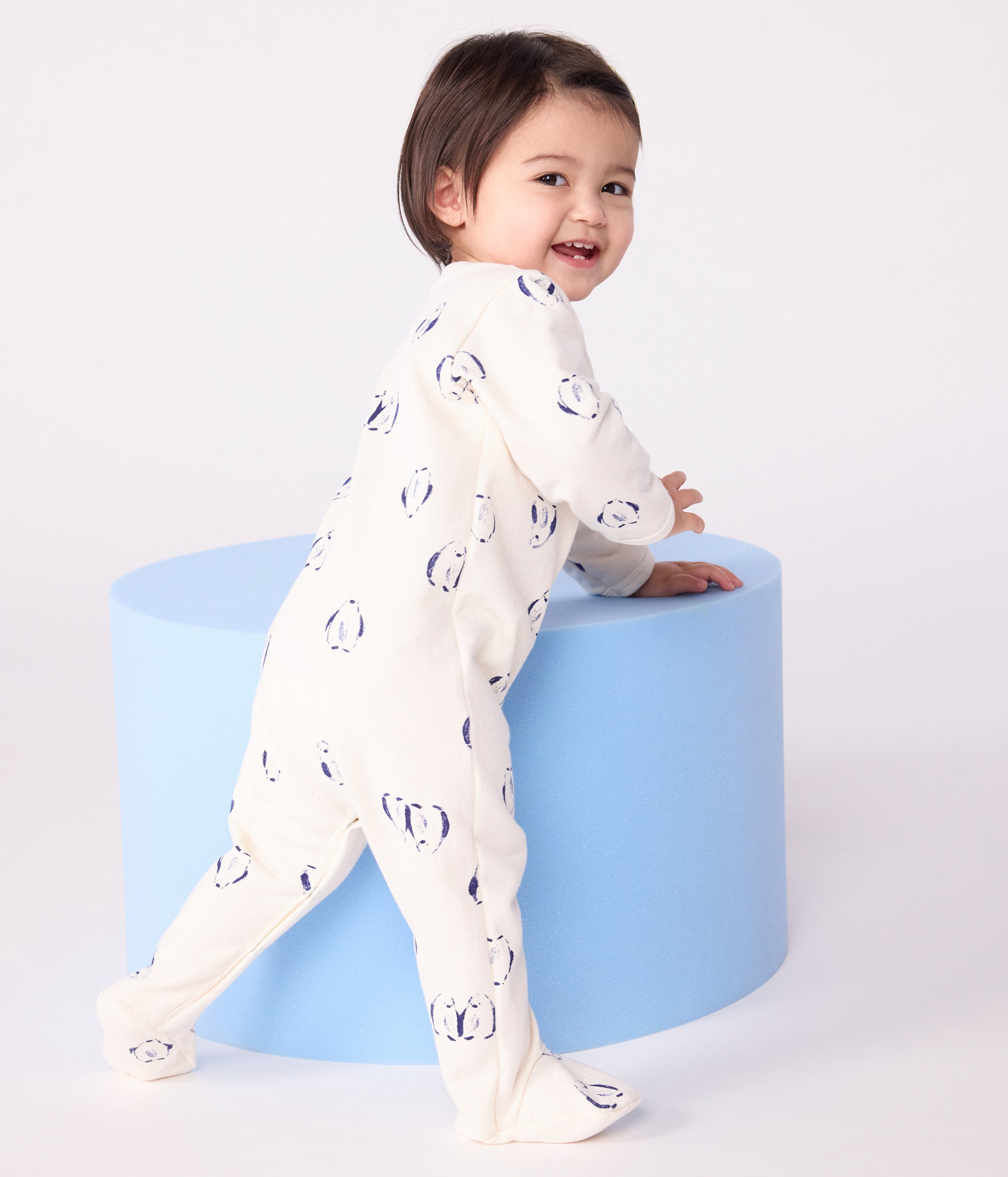 pyjama-bébé-en-molleton-gratté-avec-col-pétale-imprimé-fleuri