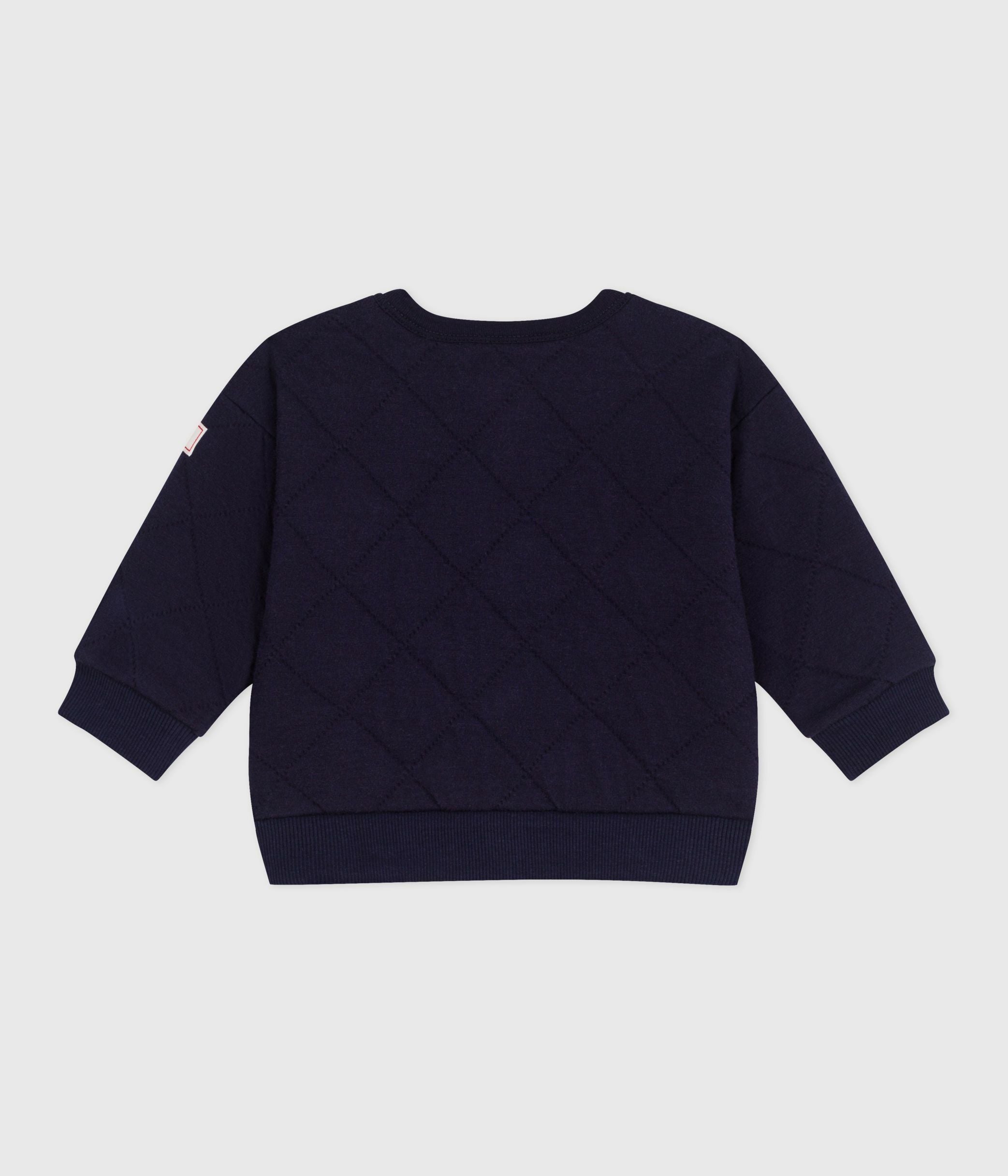 cardigan-bébé-en-coton-épais-uni