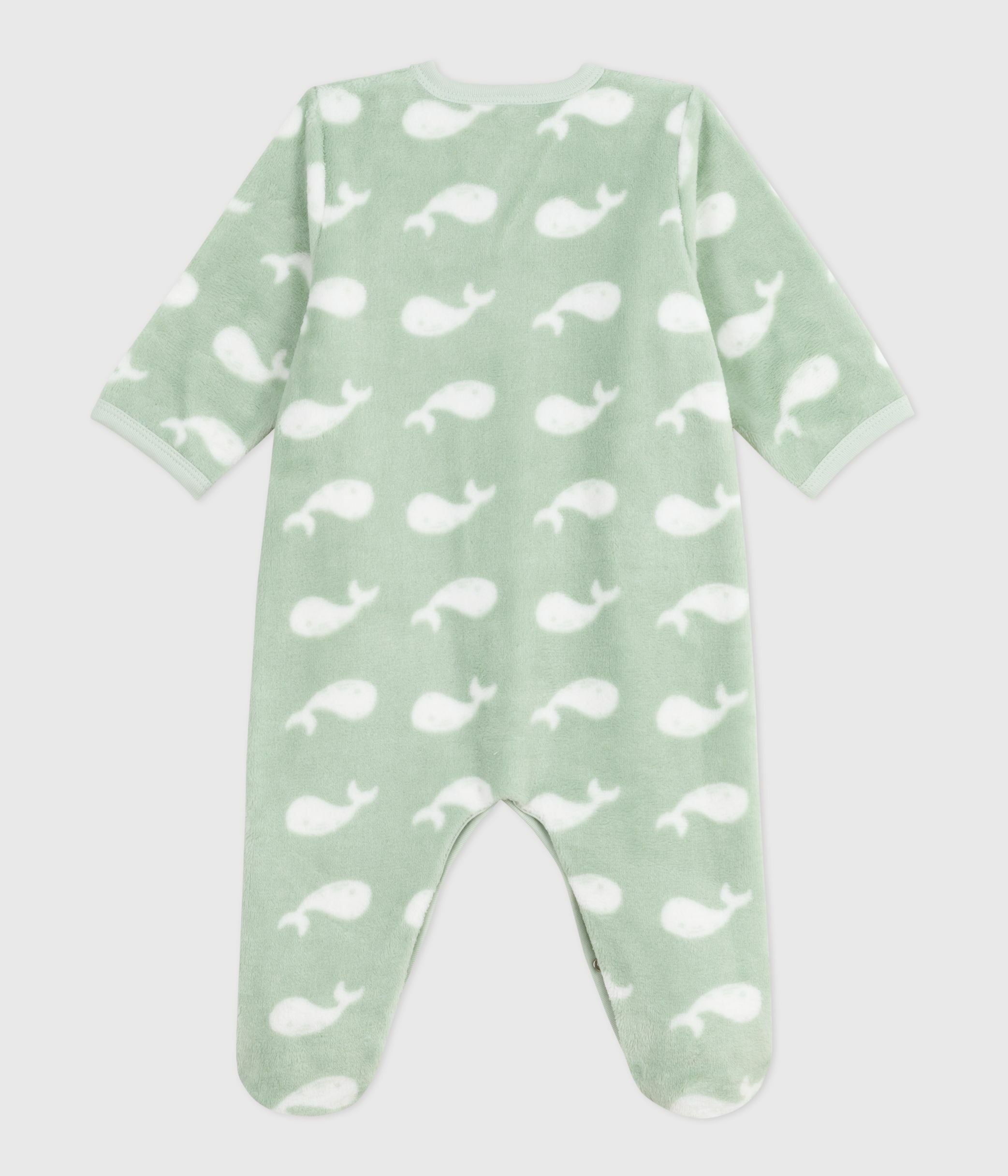 surpyjama-hiver-bébé-en-polaire-imprimé-baleines