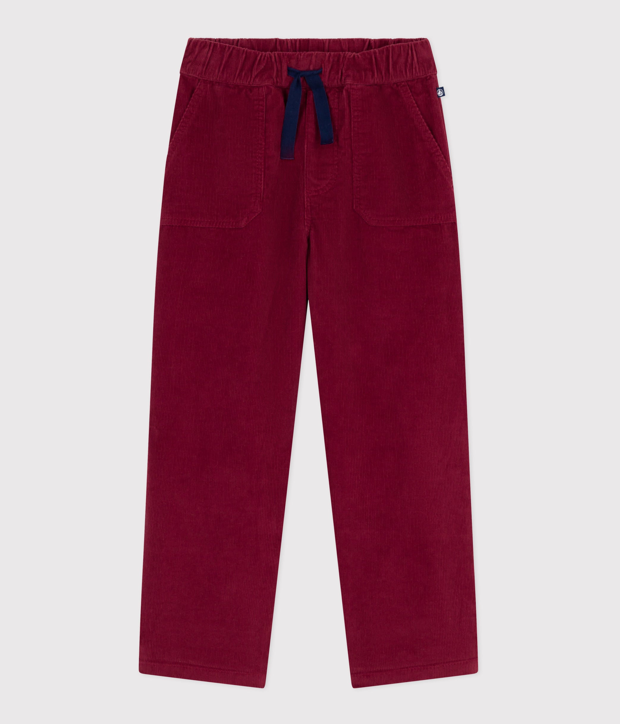 pantalon-droit-enfant-en-velours-uni