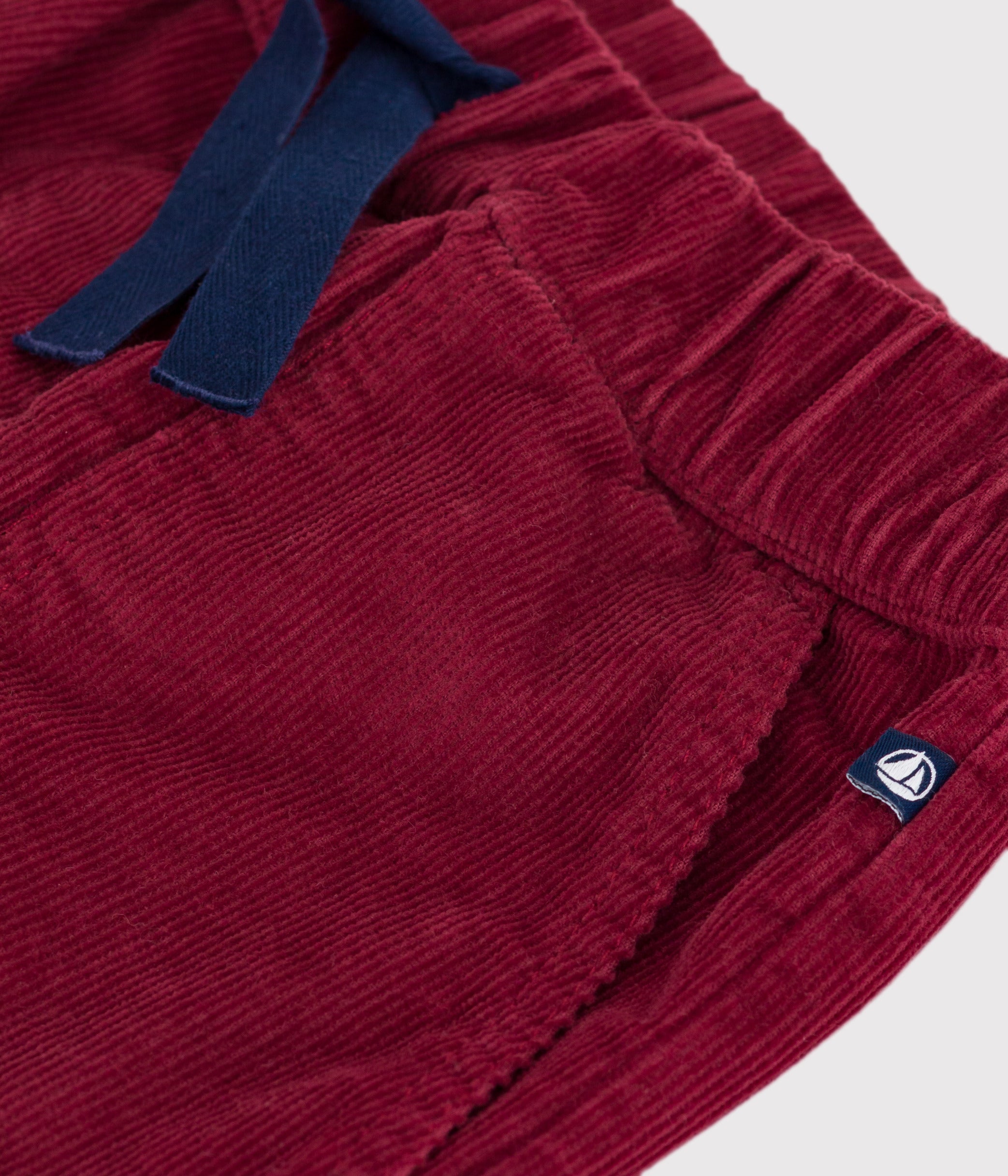 pantalon-droit-enfant-en-velours-uni