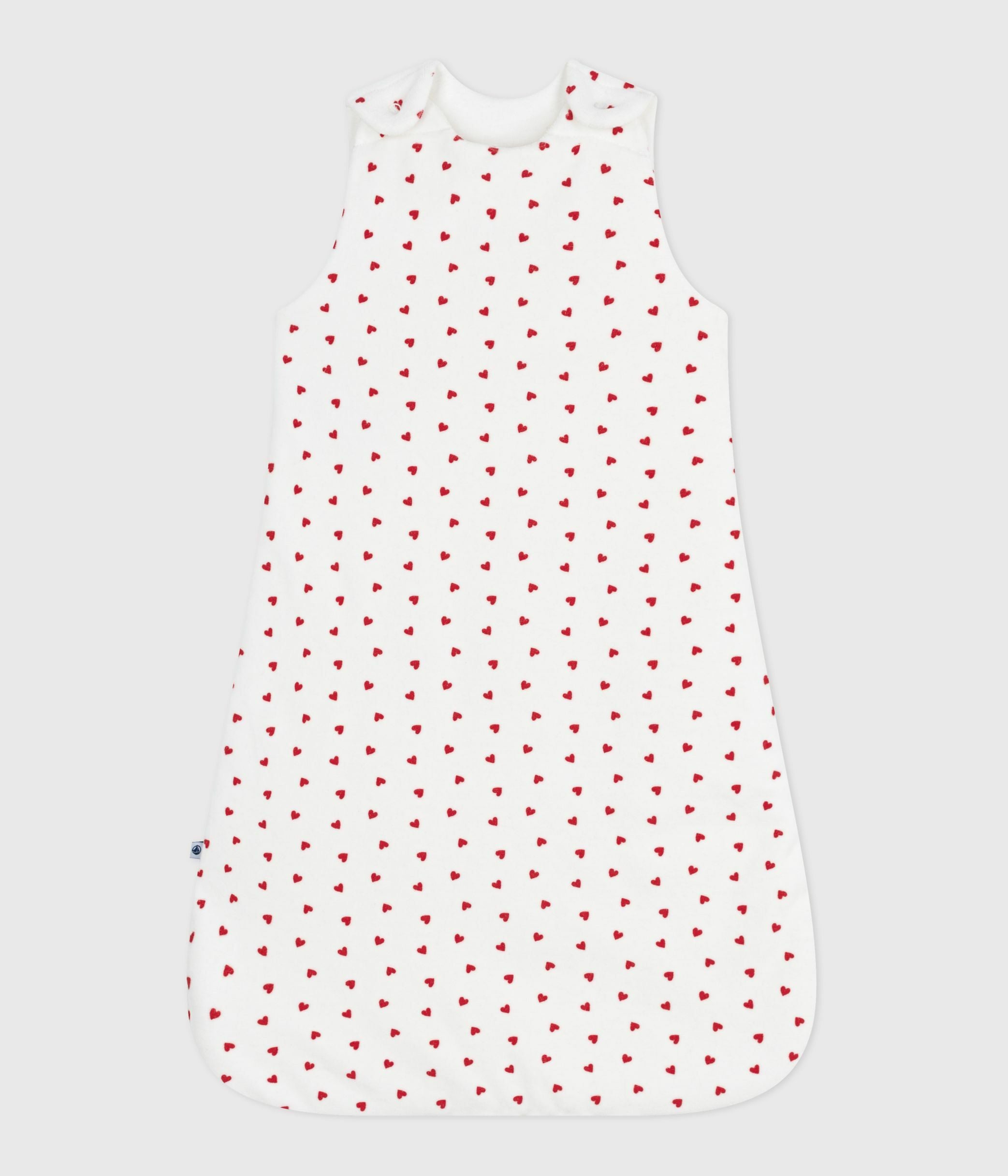 gigoteuse-tog-3-bébé-en-velours-imprimé-coeurs