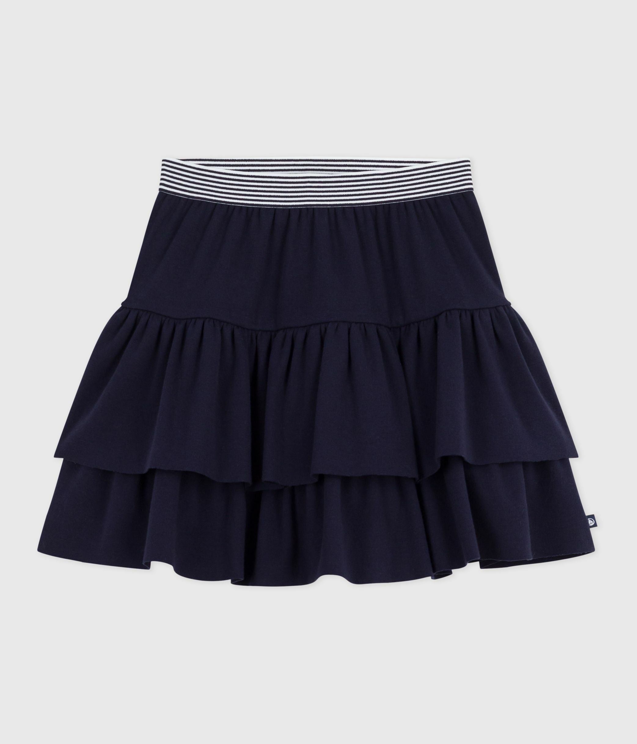 jupe-en-coton-enfant-unie
