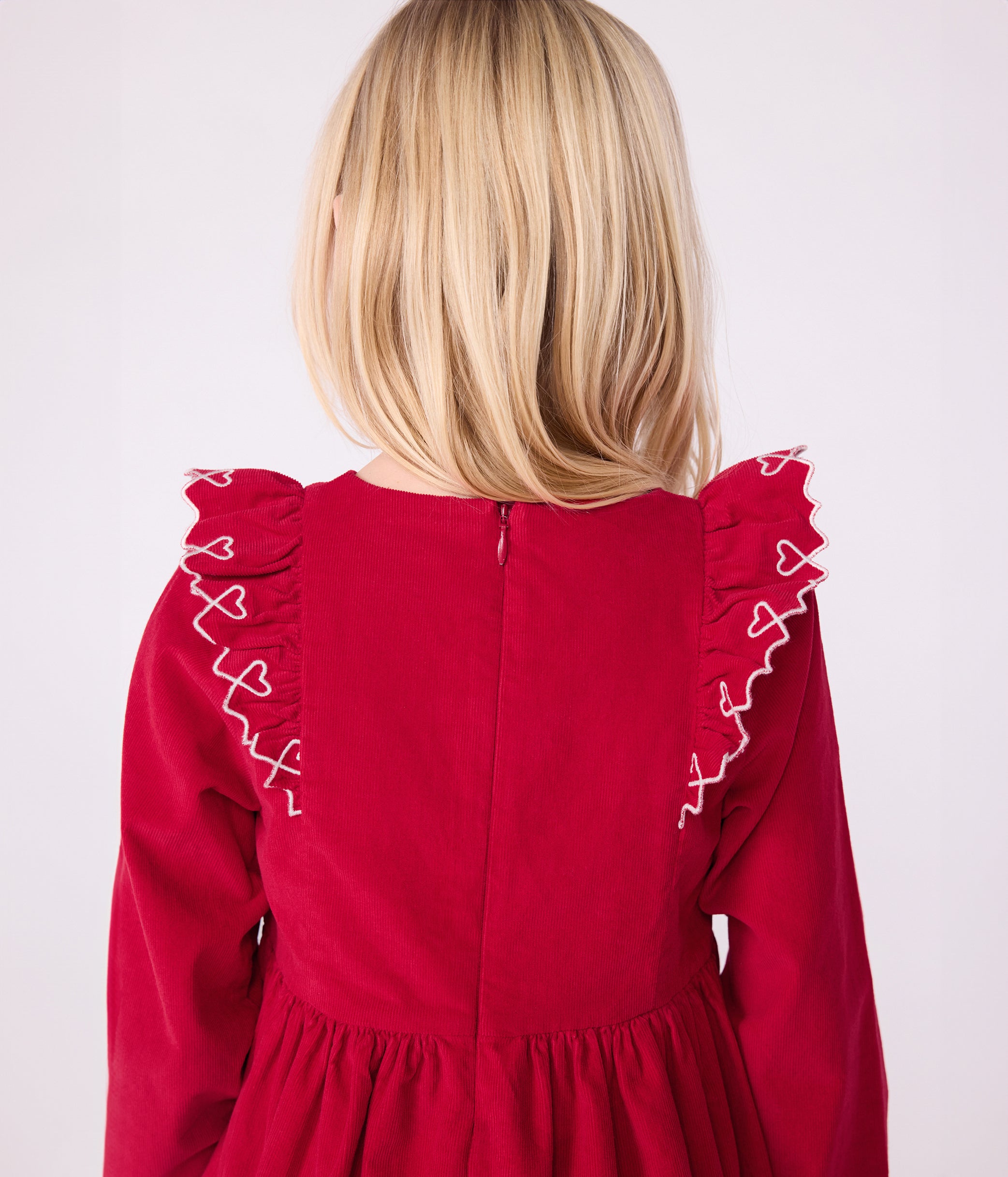 robe-enfant-manches-longues-en-velours-unie