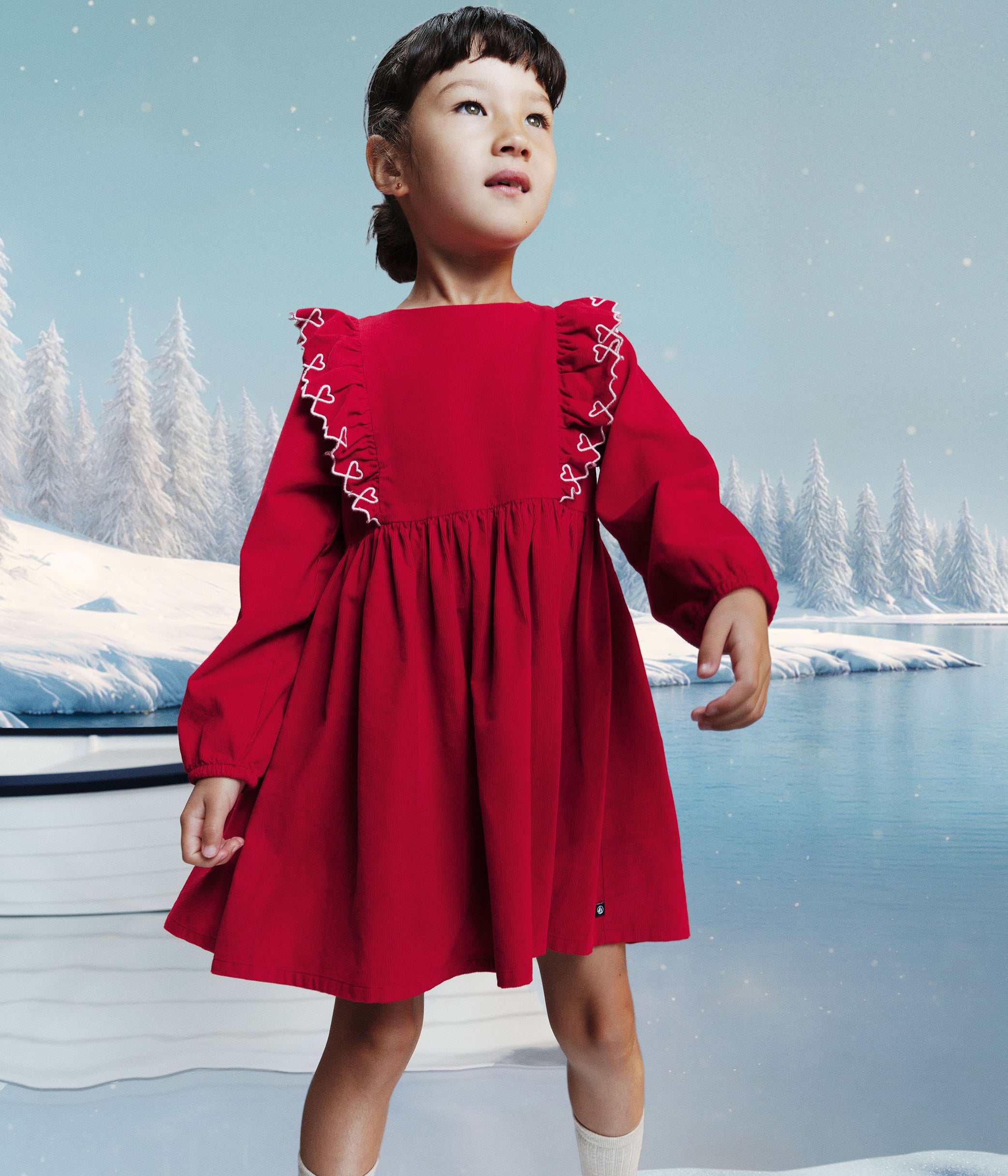 robe-enfant-manches-longues-en-velours-unie