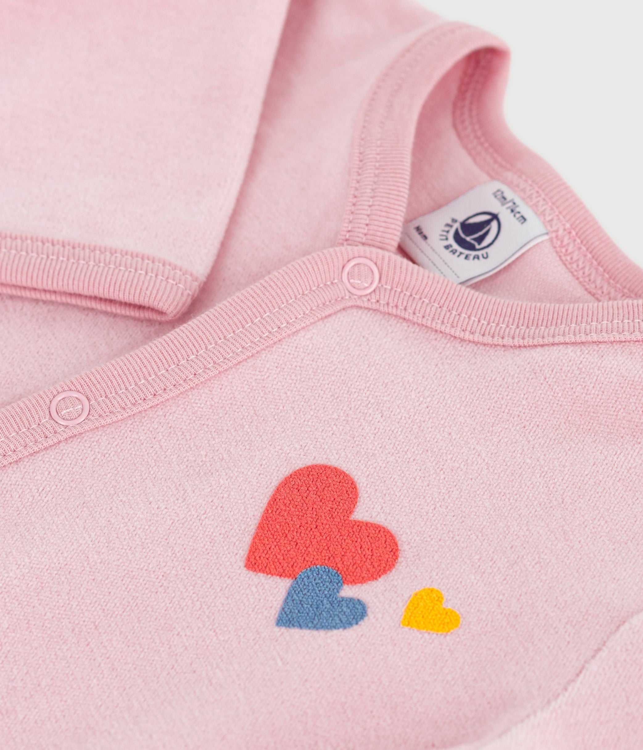pyjama-bébé-en-velours-uni
