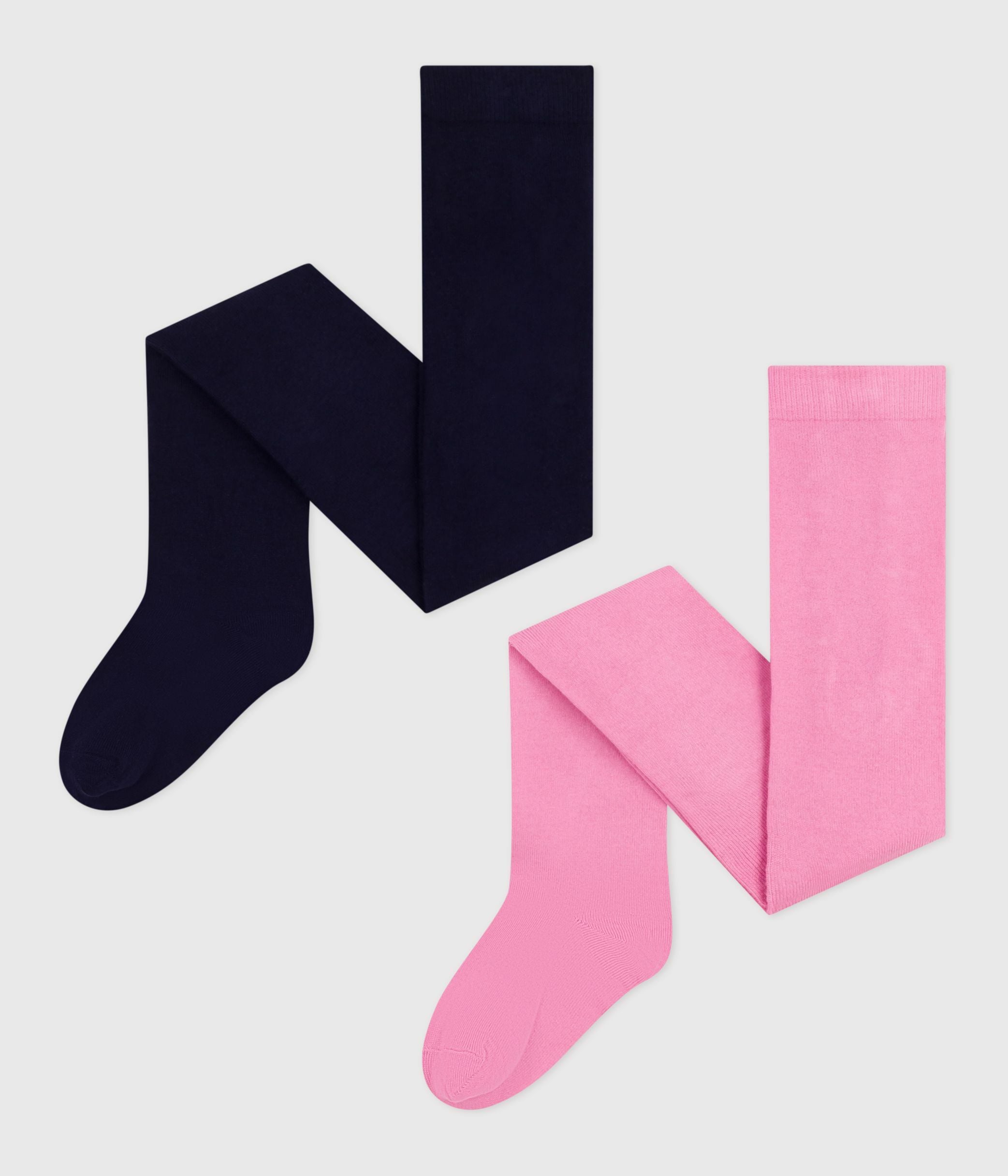 lot-de-2-paires-de-collants-enfant-en-jersey-de-coton