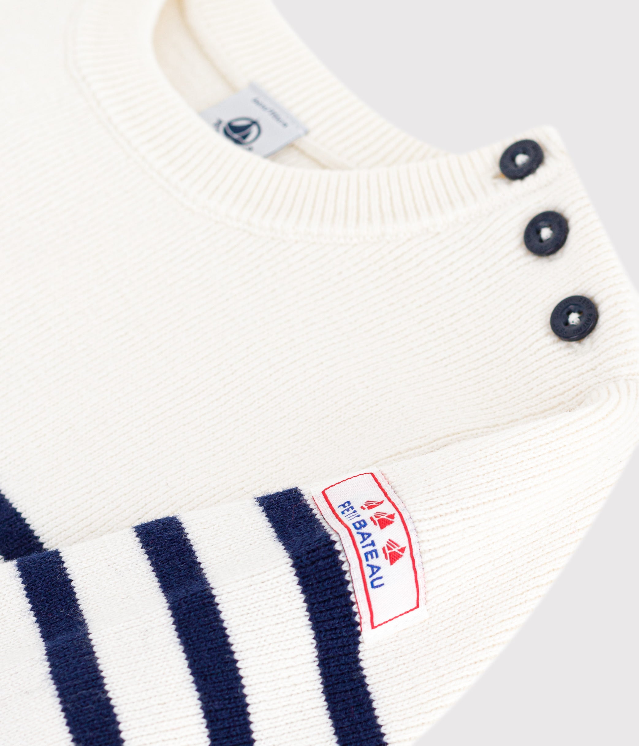 pull-enfant-en-laine-et-coton-à-rayures