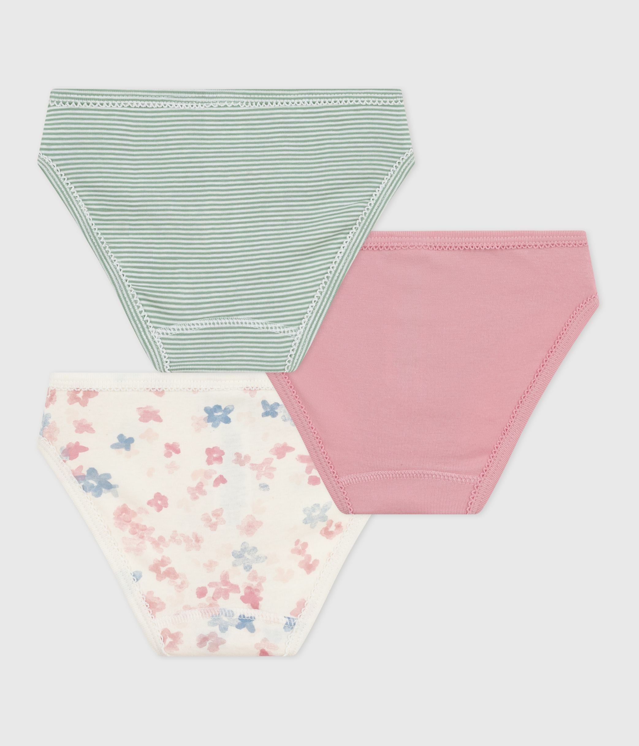 lot-de-3-culottes-enfant-en-coton-imprimé-fleurs
