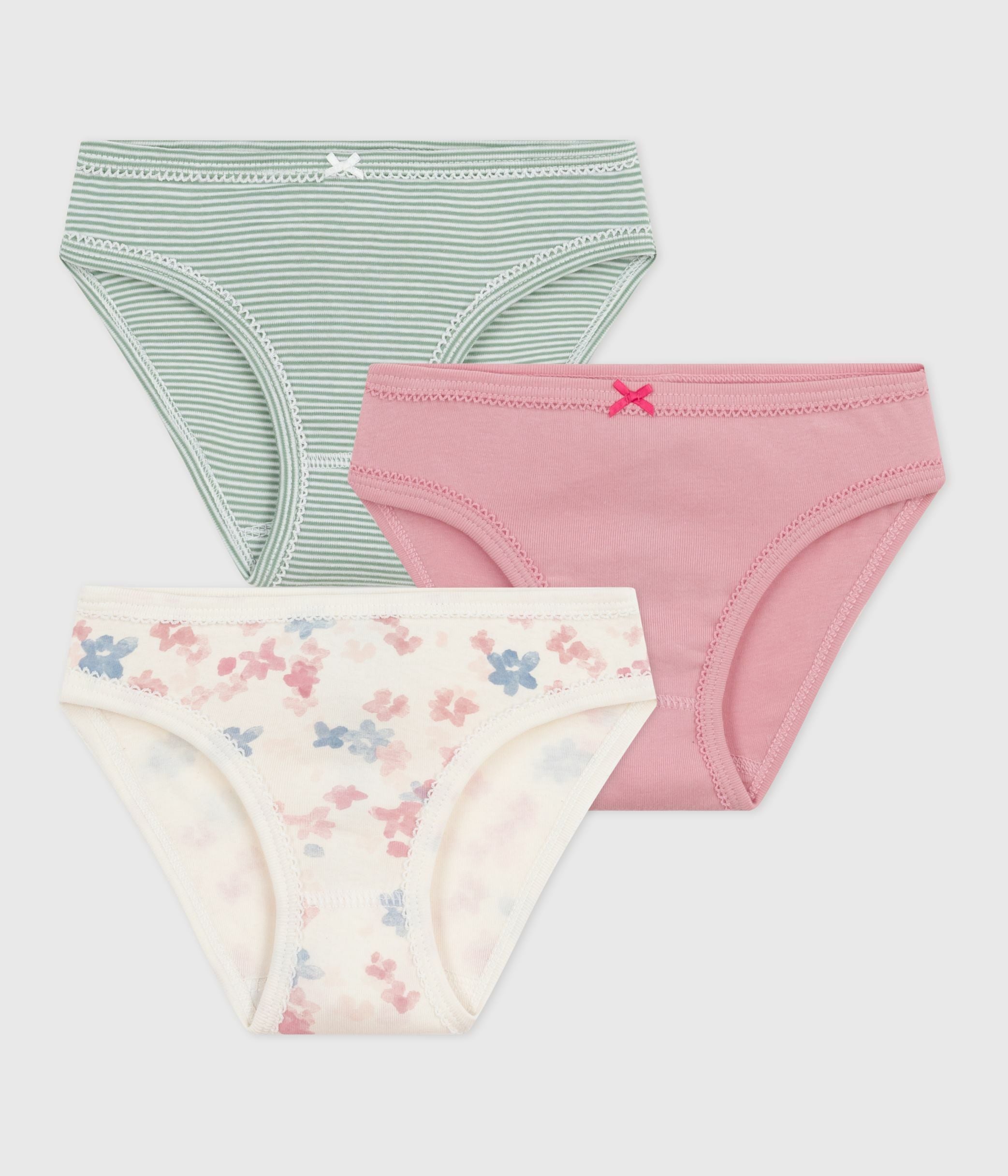 lot-de-3-culottes-enfant-en-coton-imprimé-fleurs