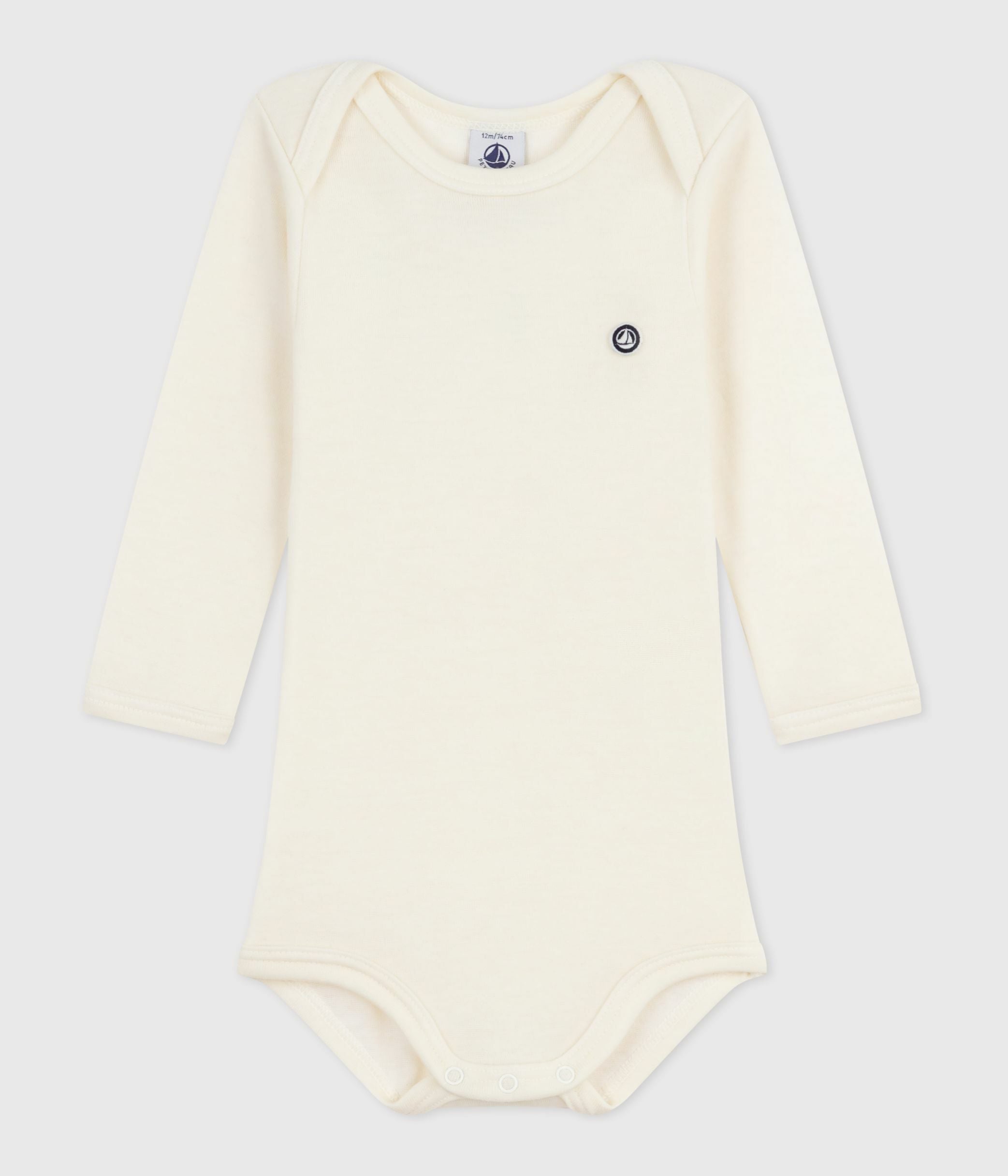 body-laine-coton-manches-longues-bébé