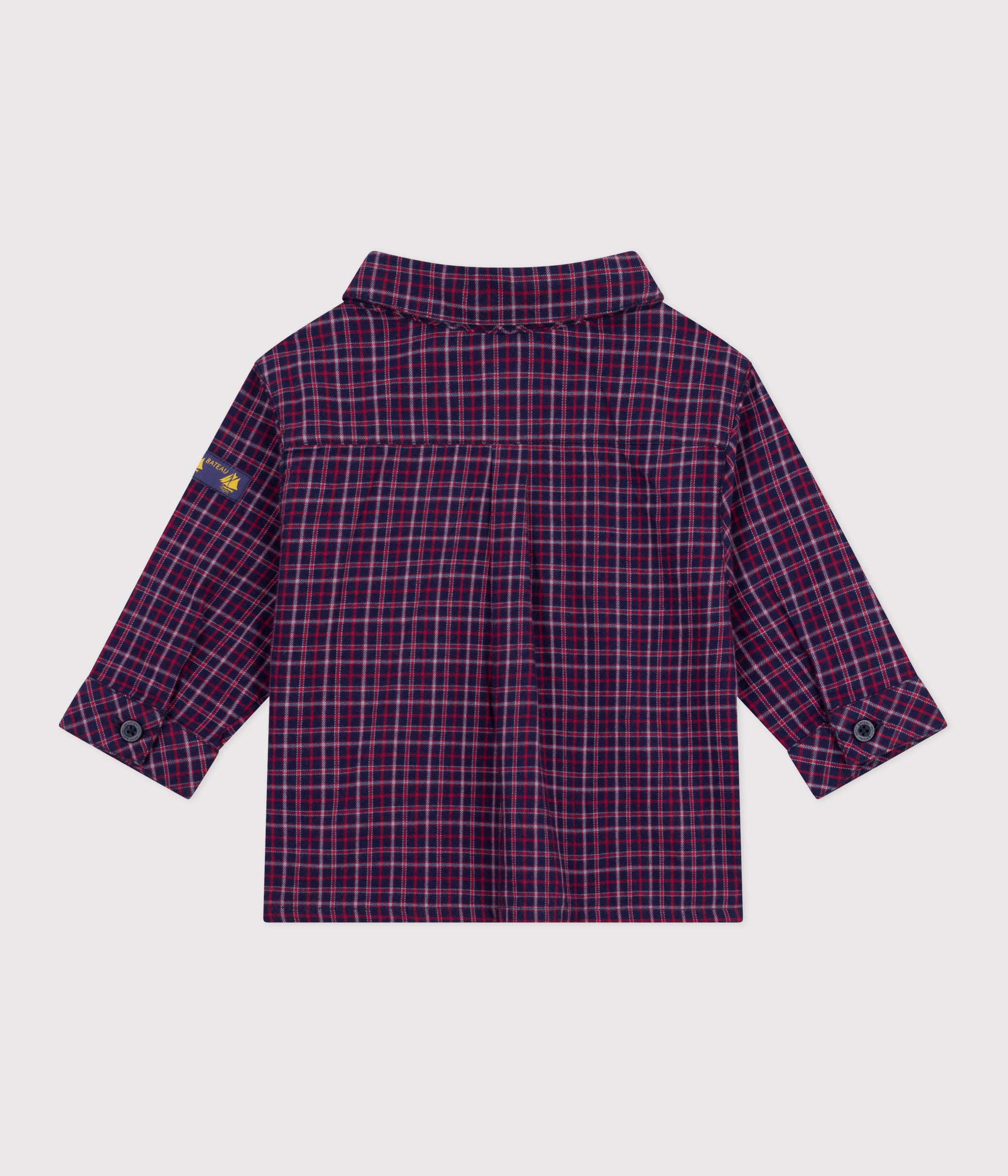 chemise-bébé-en-flanelle-à-carreaux