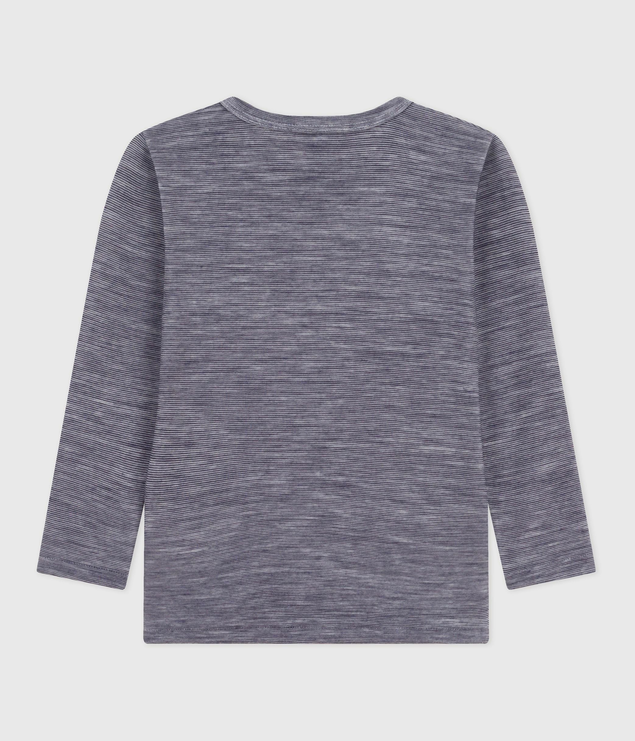 tee-shirt-enfant-en-laine-et-coton-manches-longues-à-rayures