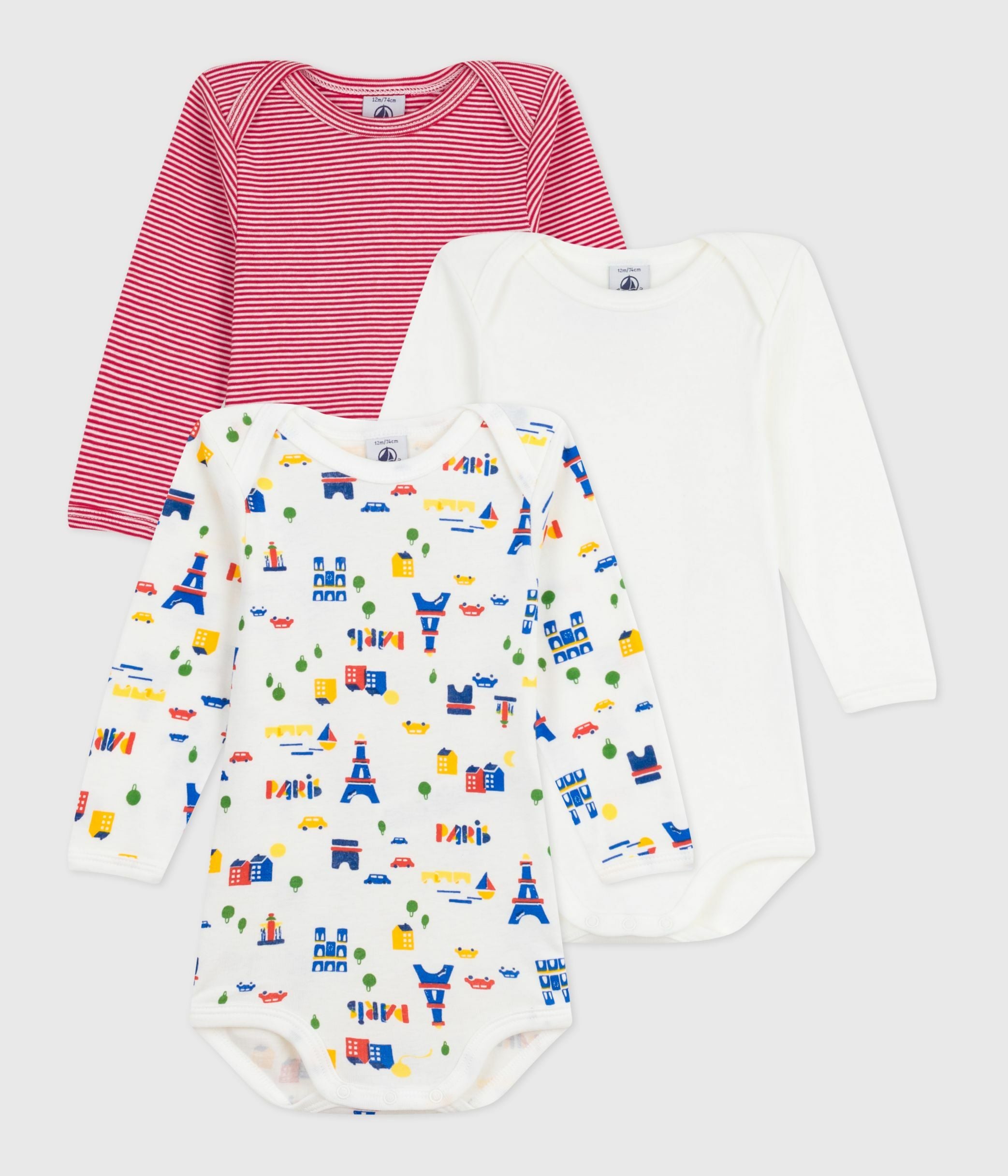lot-de-3-bodies-manches-longues-en-coton-imprimé-bébé