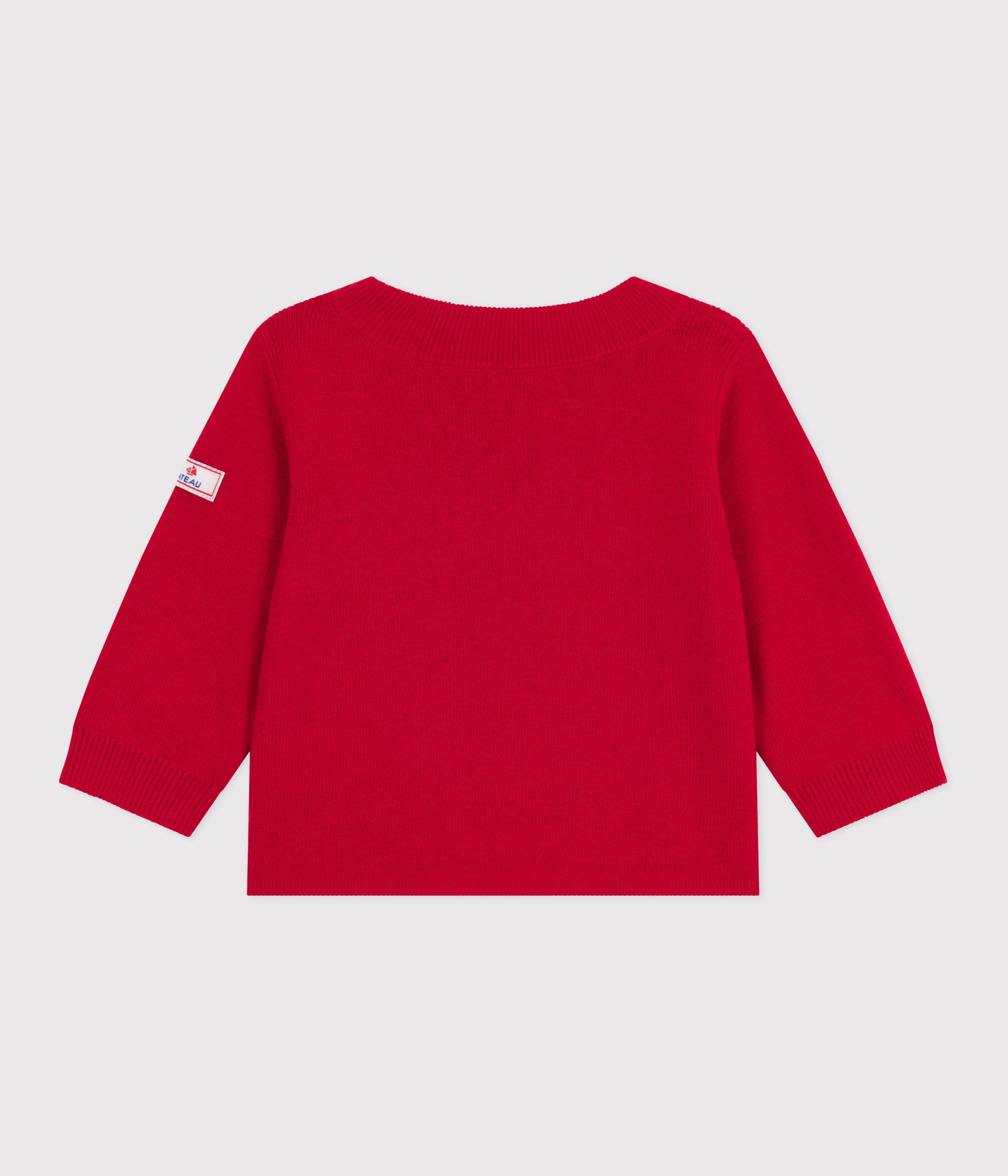 pull-marin-bébé-en-laine-et-coton-uni