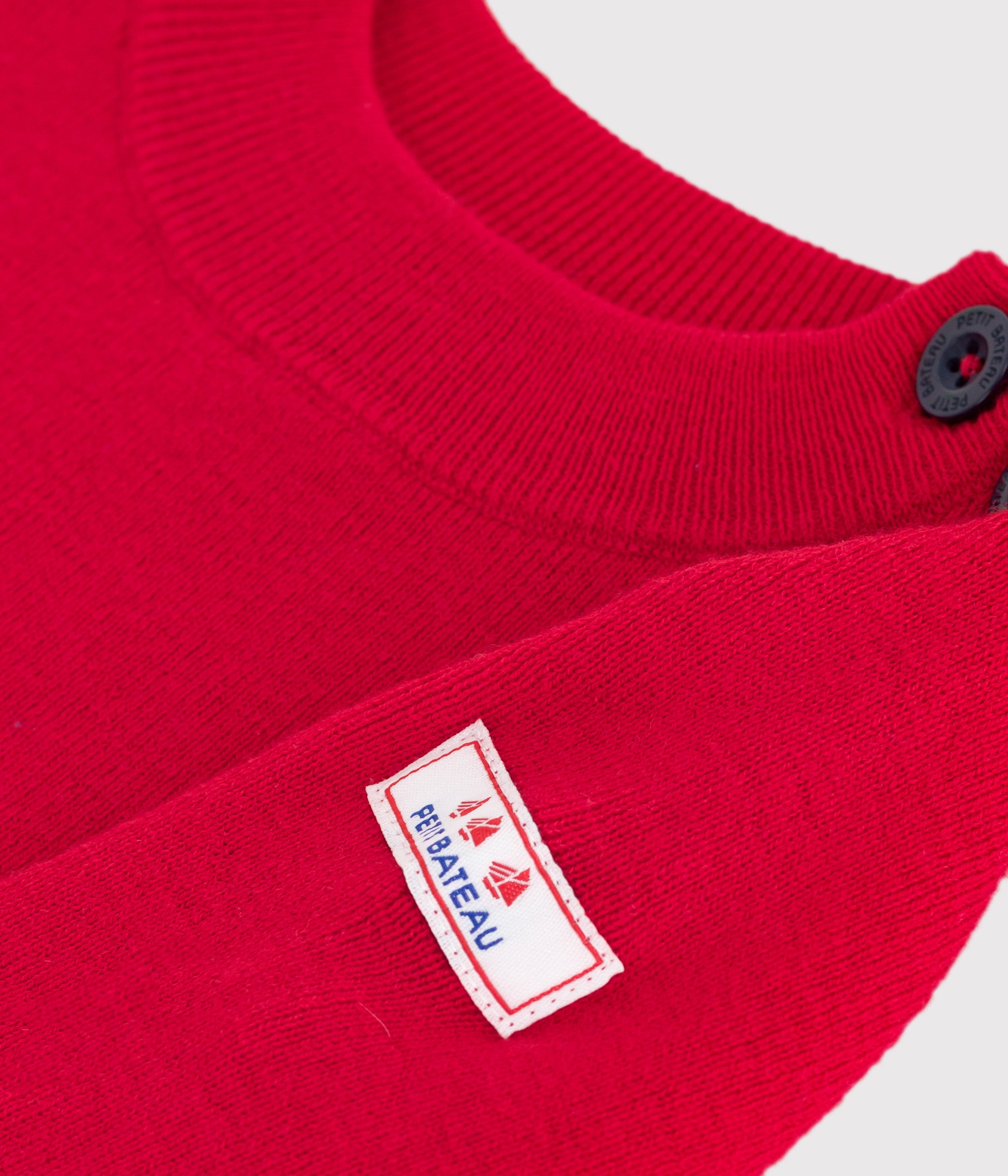 pull-marin-bébé-en-laine-et-coton-uni