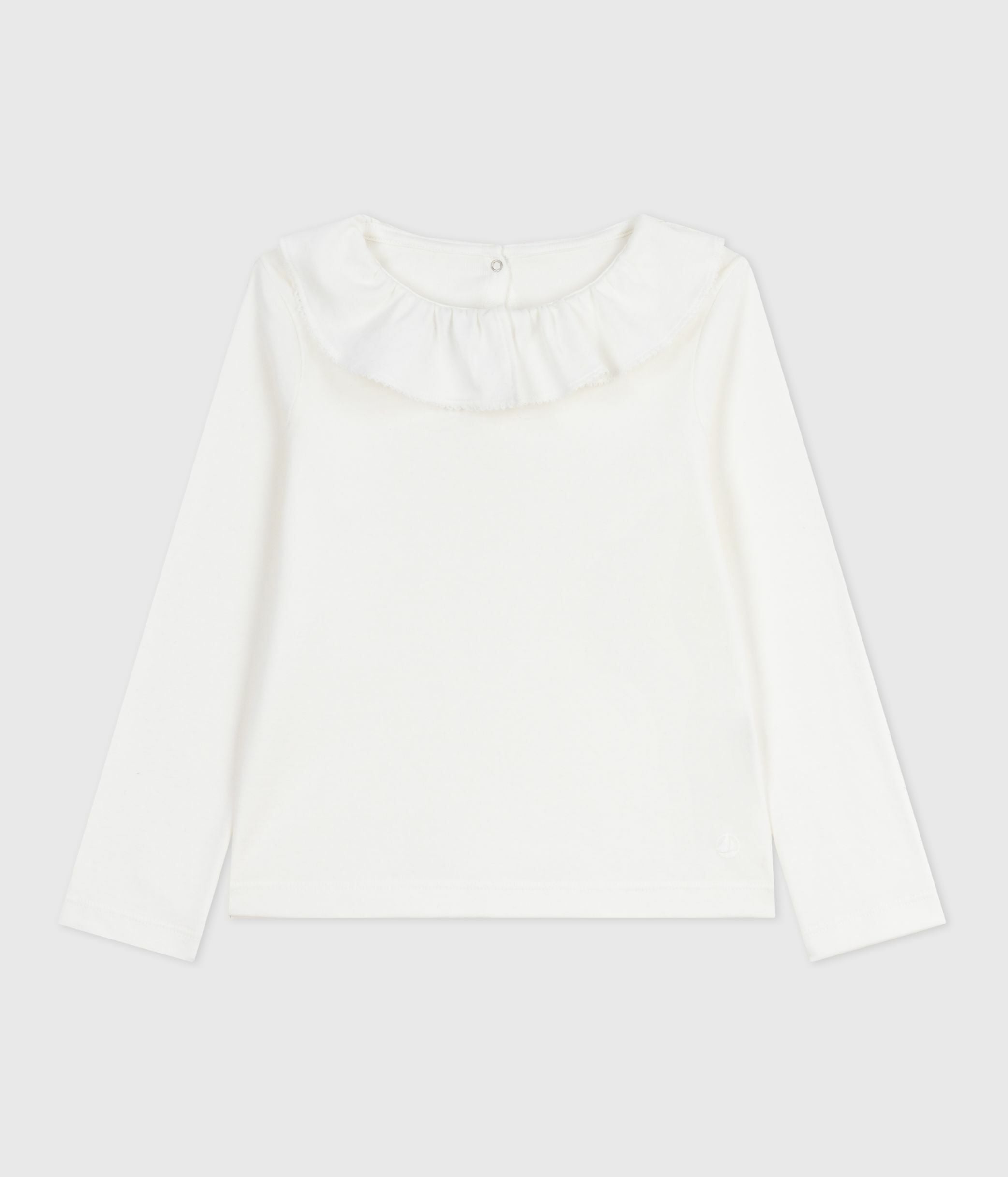 tee-shirt-enfant-manches-longues-en-coton-uni