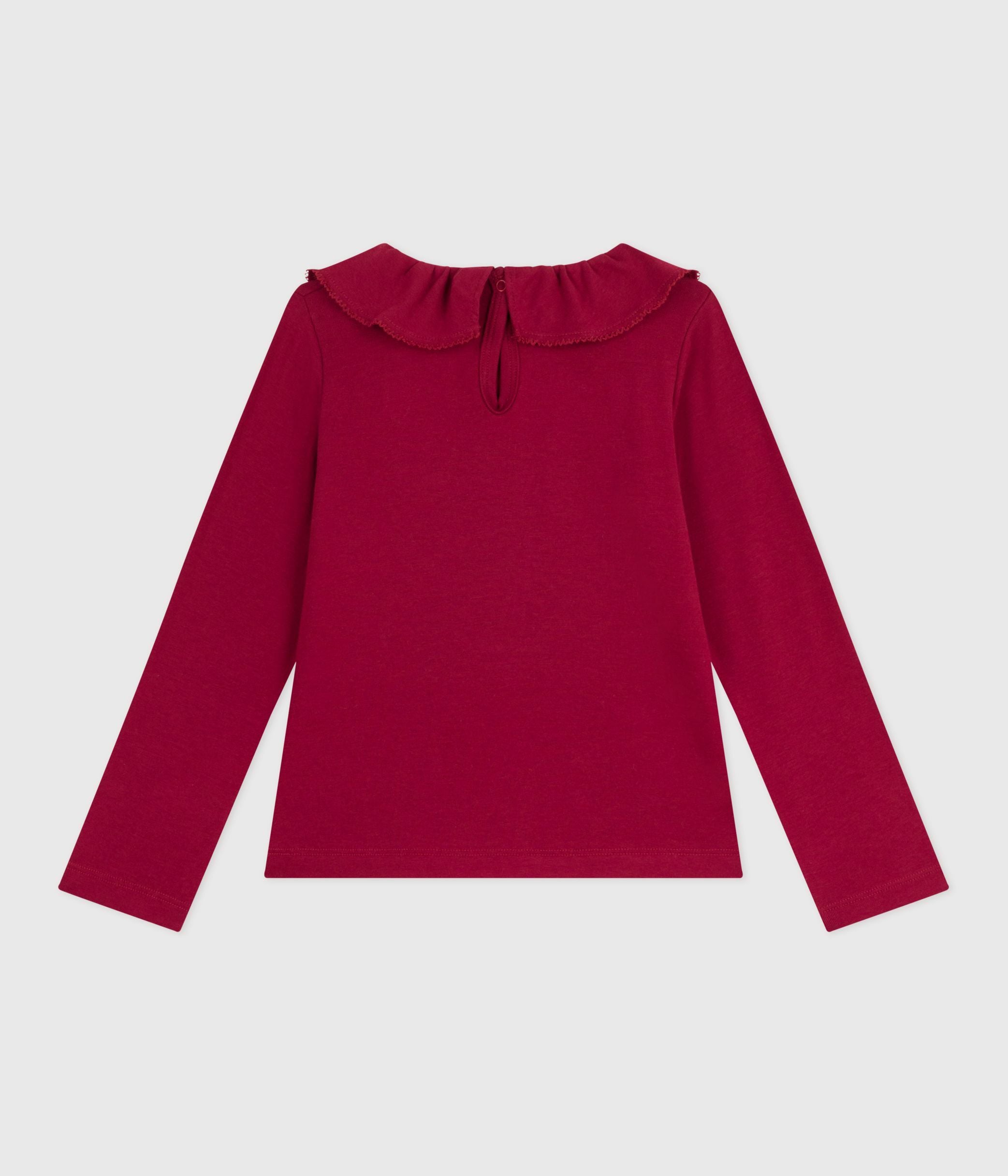 tee-shirt-enfant-manches-longues-en-coton-uni