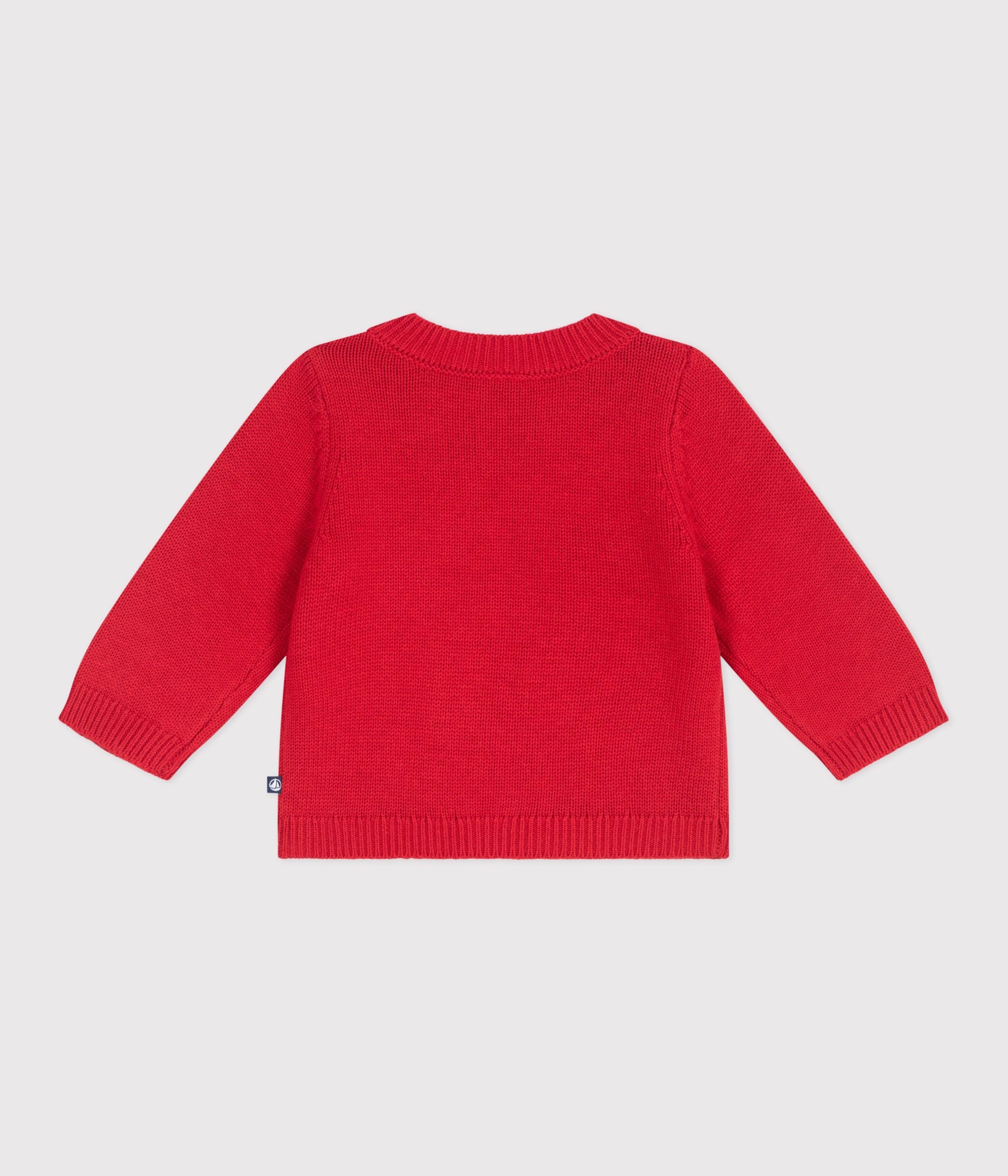 pull-bébé-en-tricot-laine-et-coton-à-motif-cheval