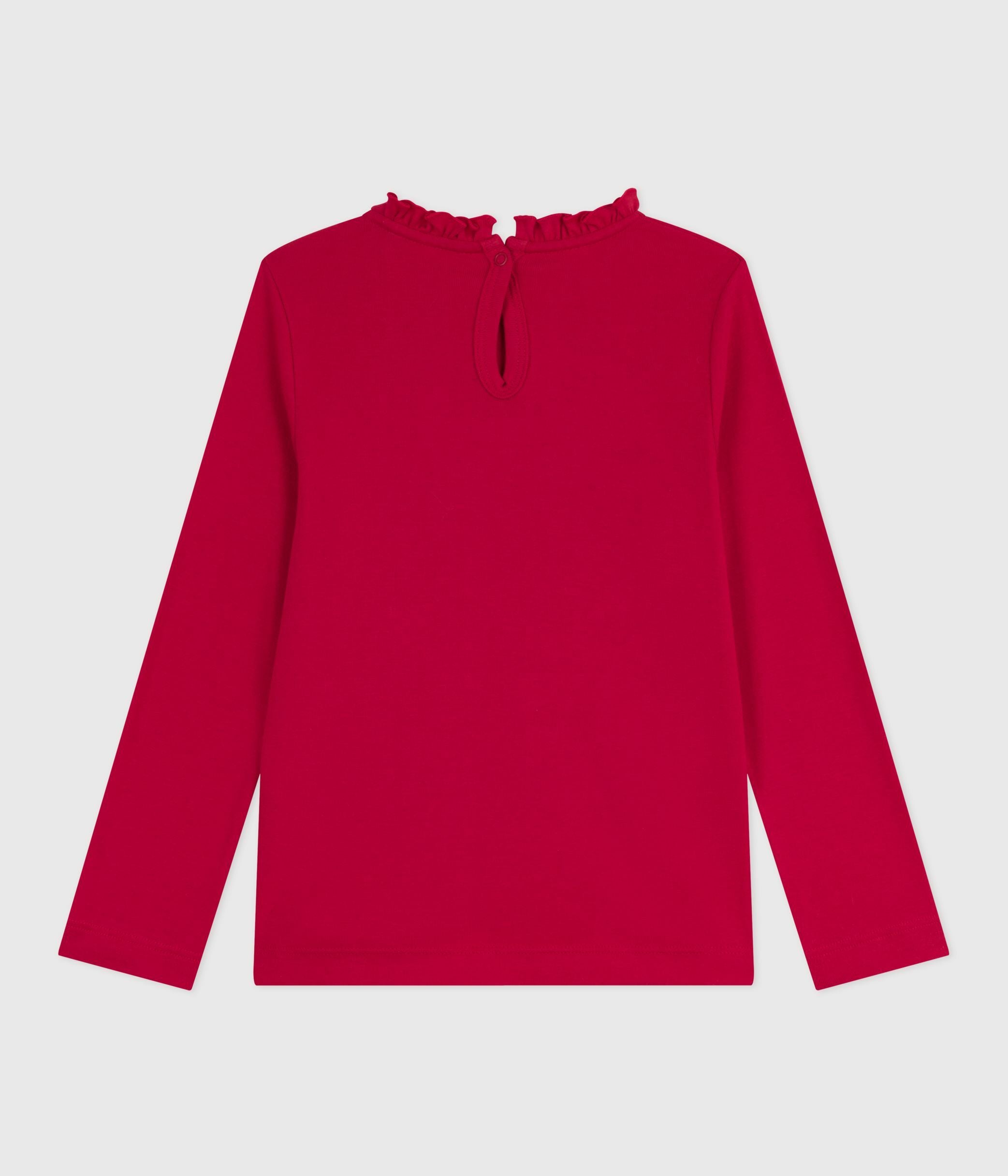 tee-shirt-enfant-manches-longues-en-coton-uni