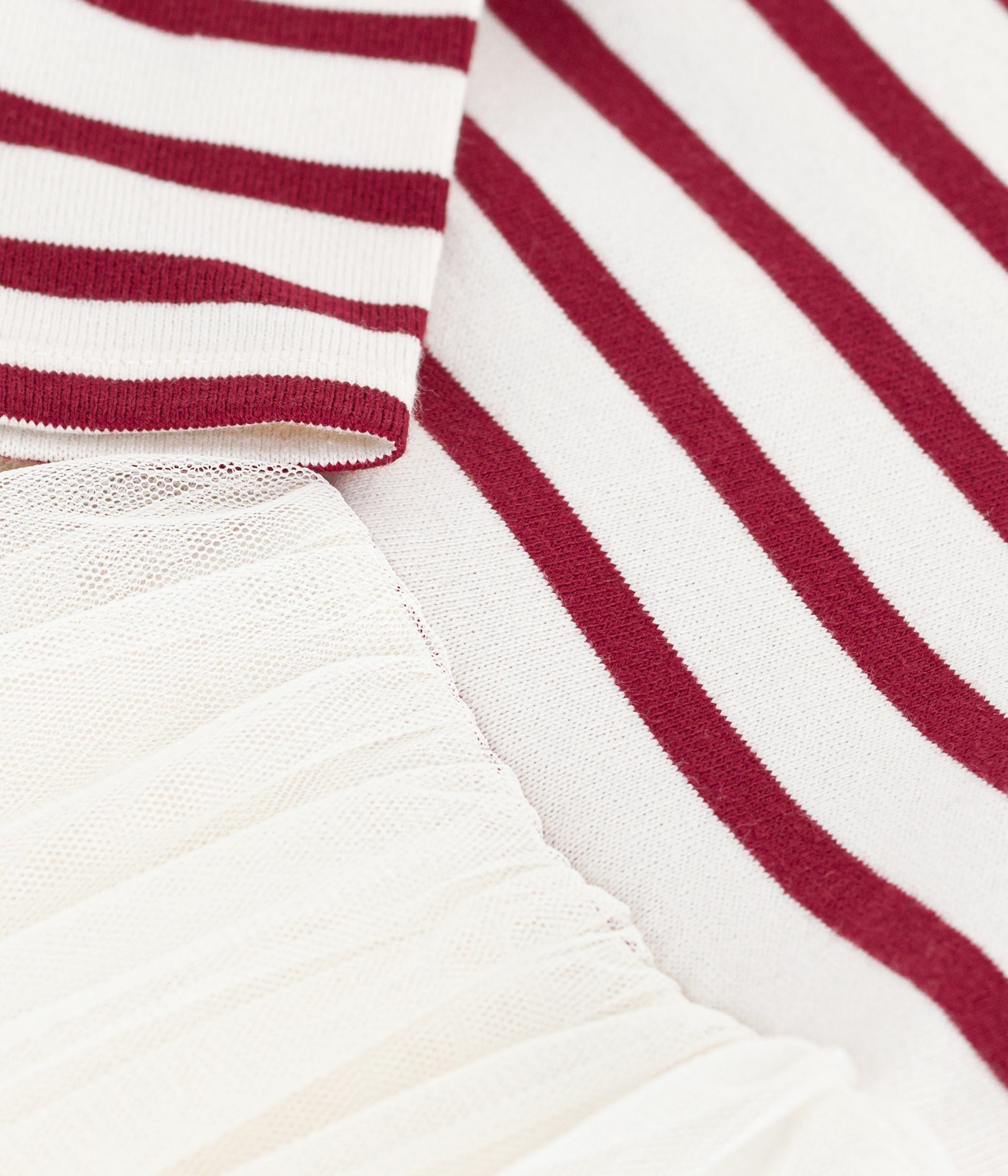 robe-bébé-bi-matière-manches-longues