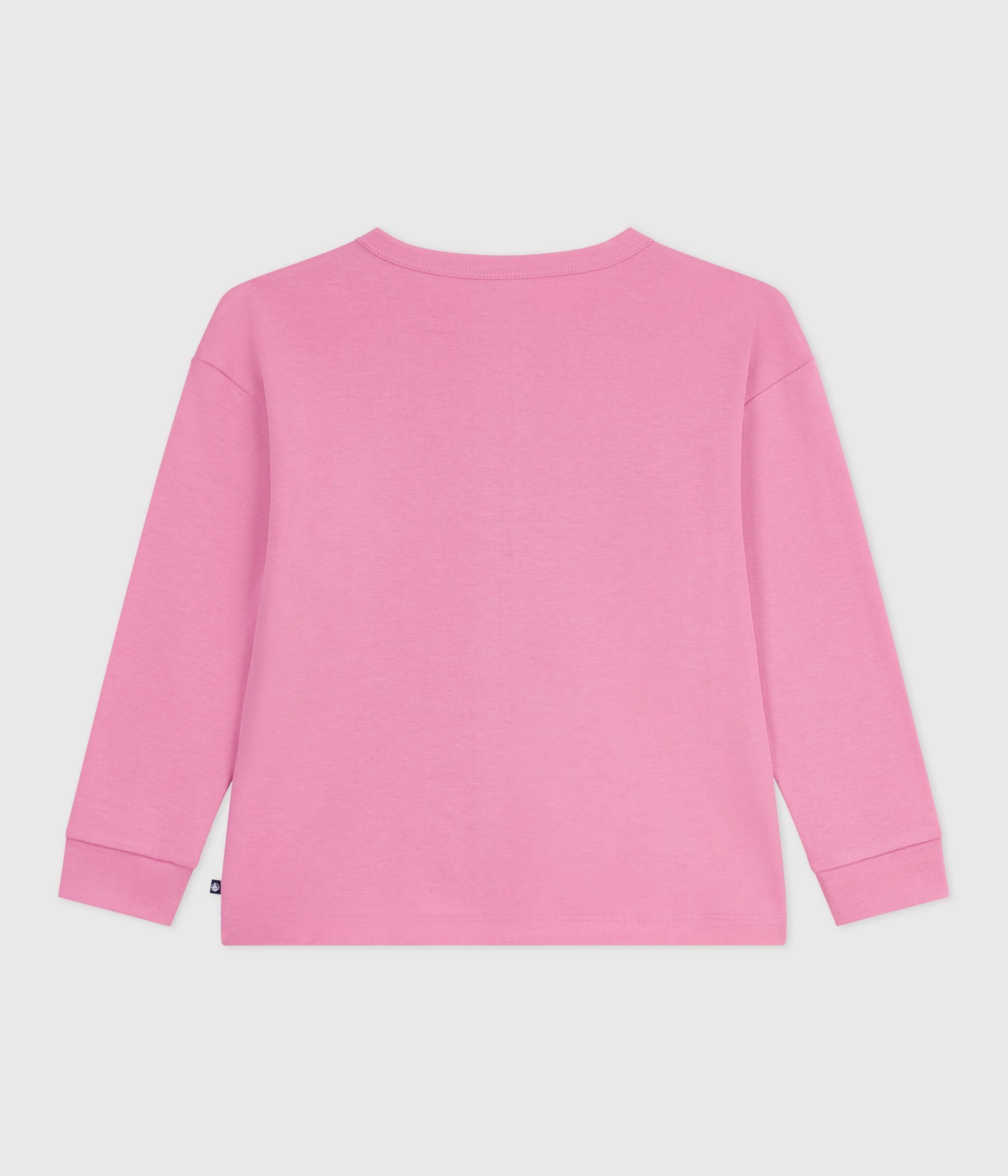 tee-shirt-enfant-manches-longues-en-coton-imprimé