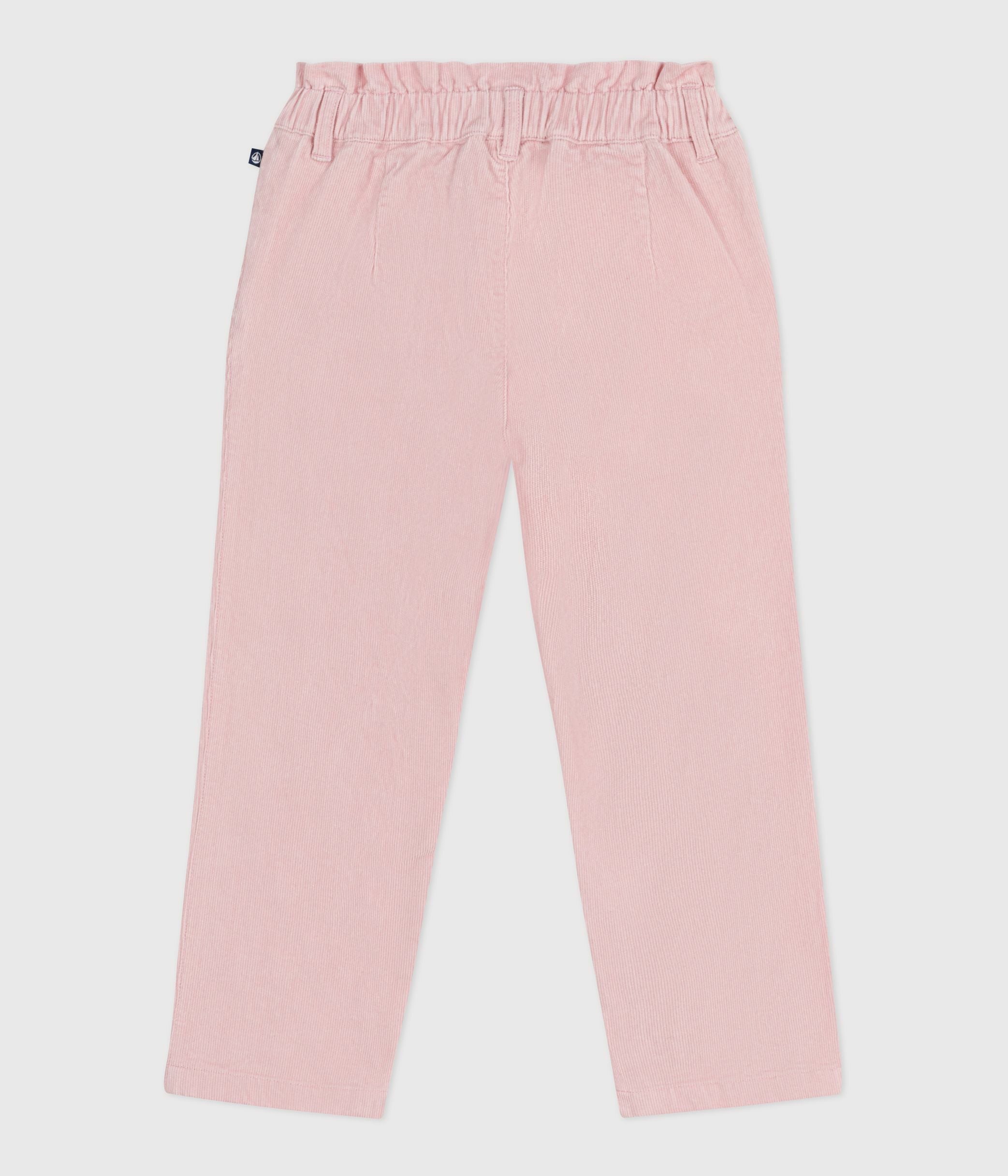 pantalon-enfant-en-velours-uni