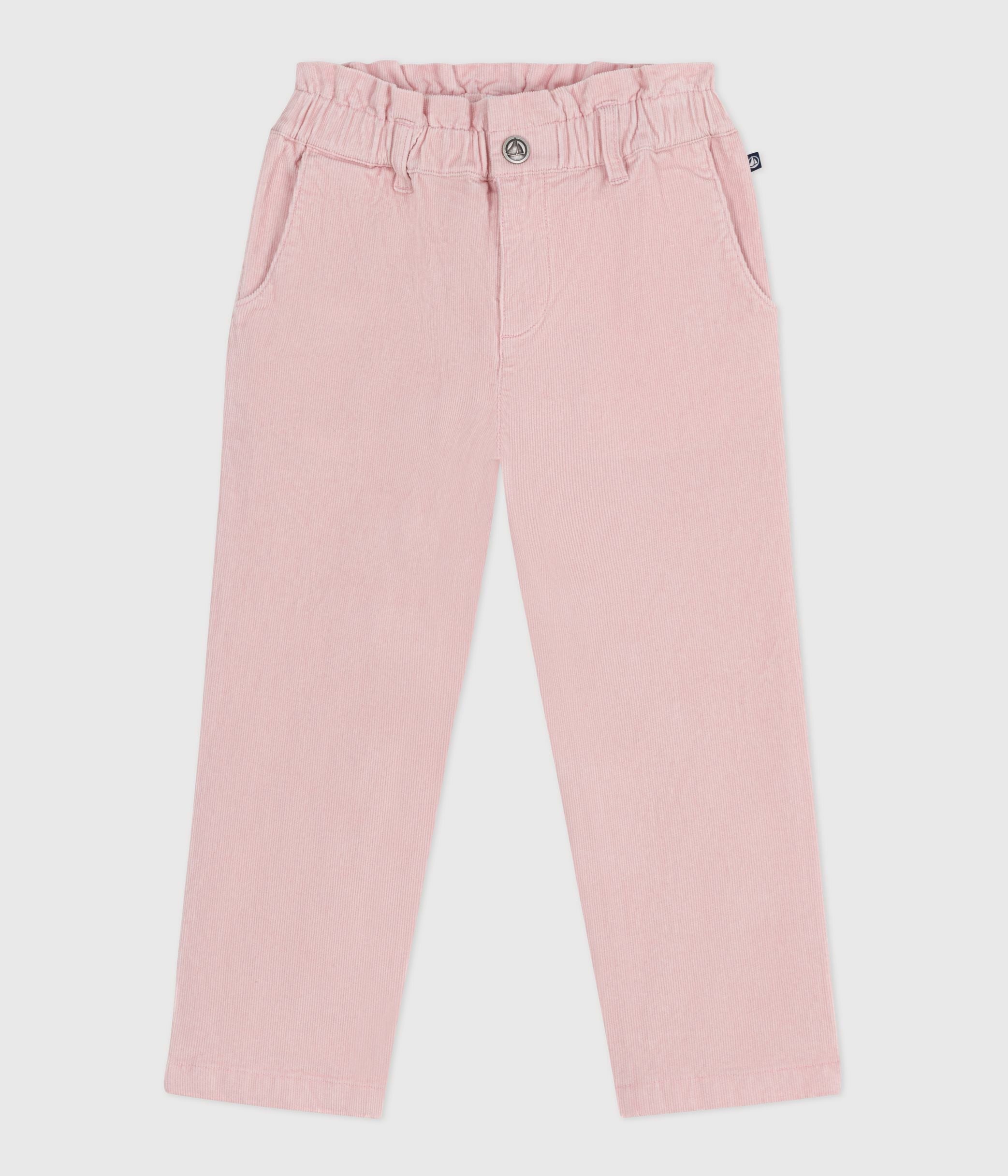 pantalon-enfant-en-velours-uni