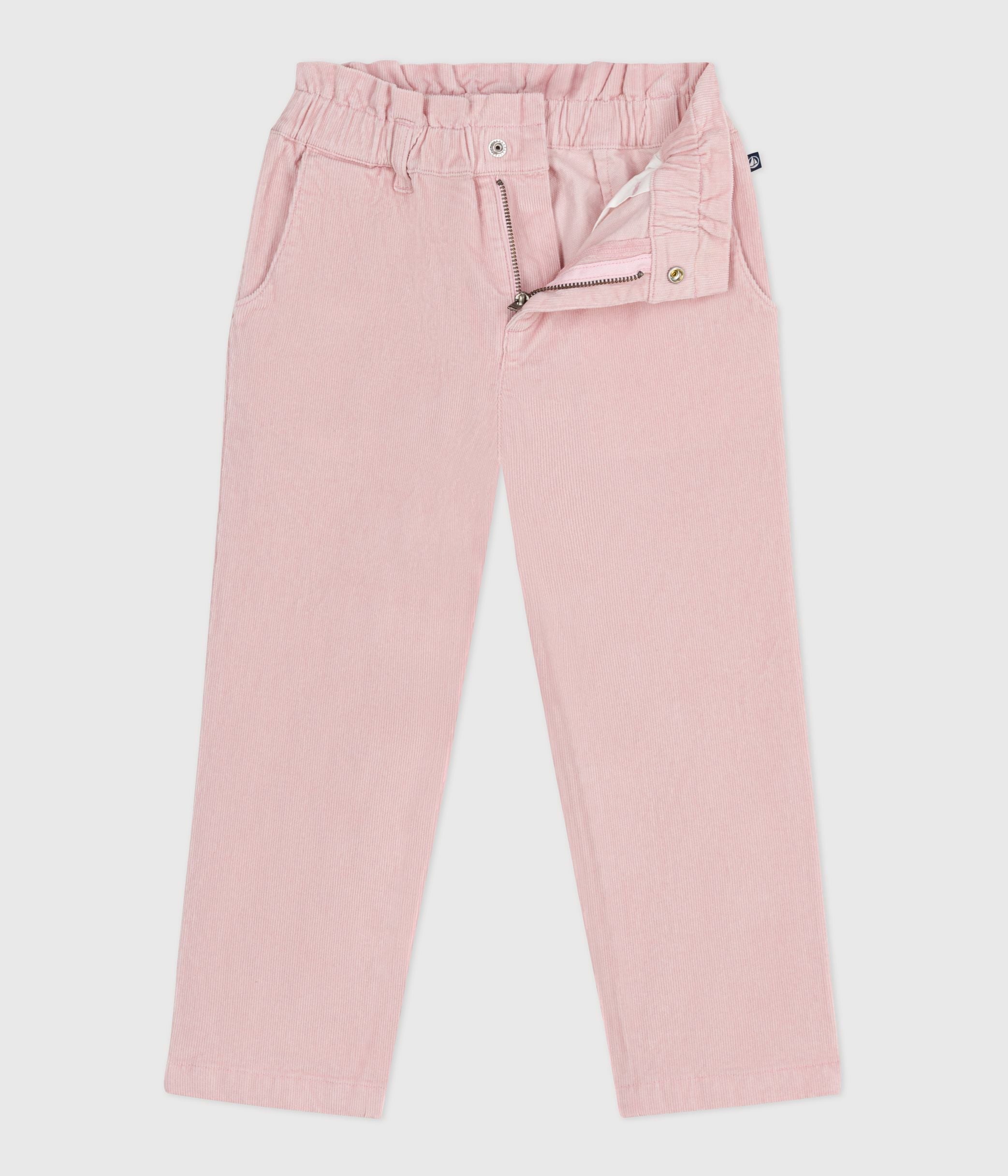 pantalon-enfant-en-velours-uni
