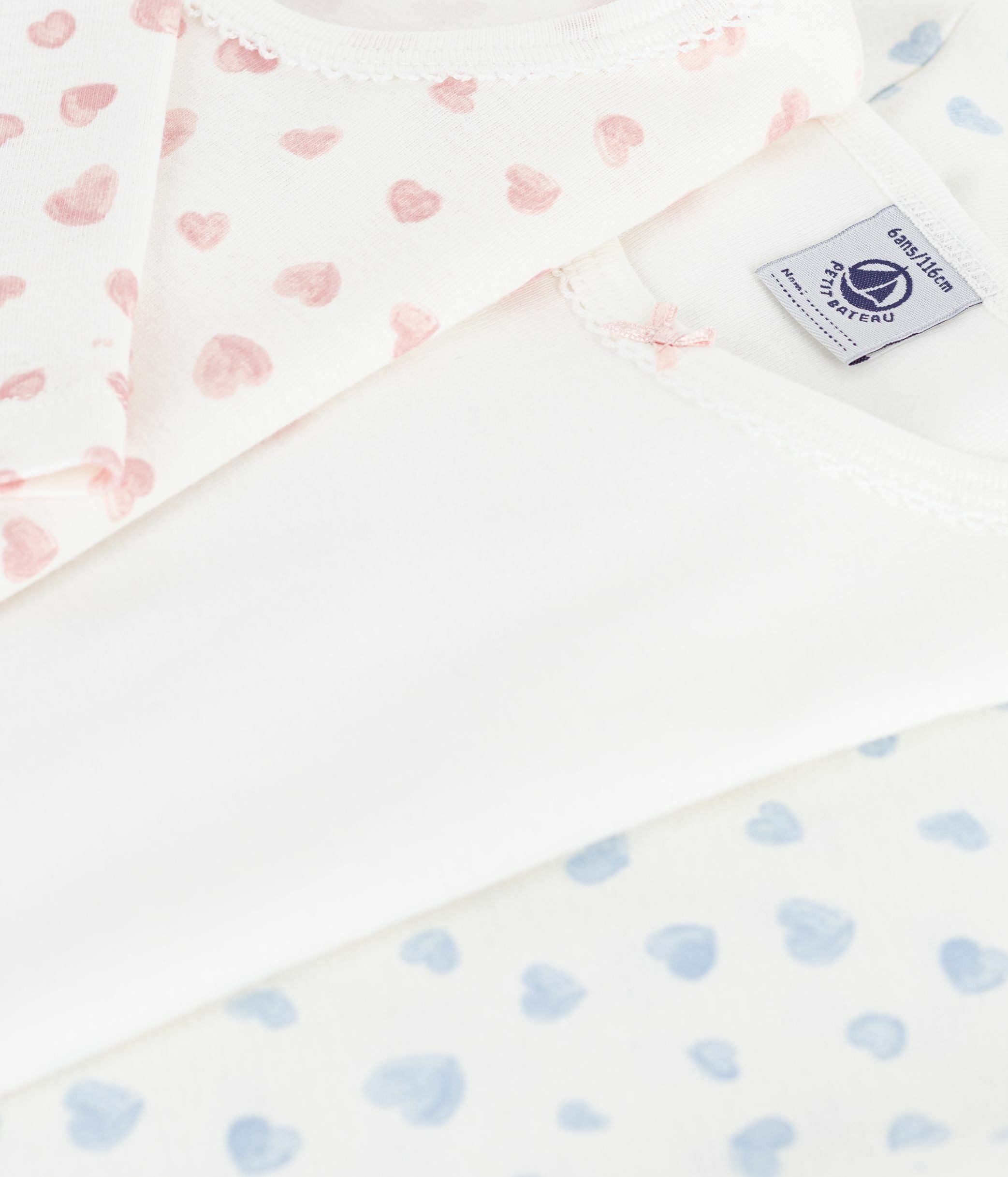 lot-de-3-tee-shirts-enfant-en-coton-manches-longues-imprimé-cœurs