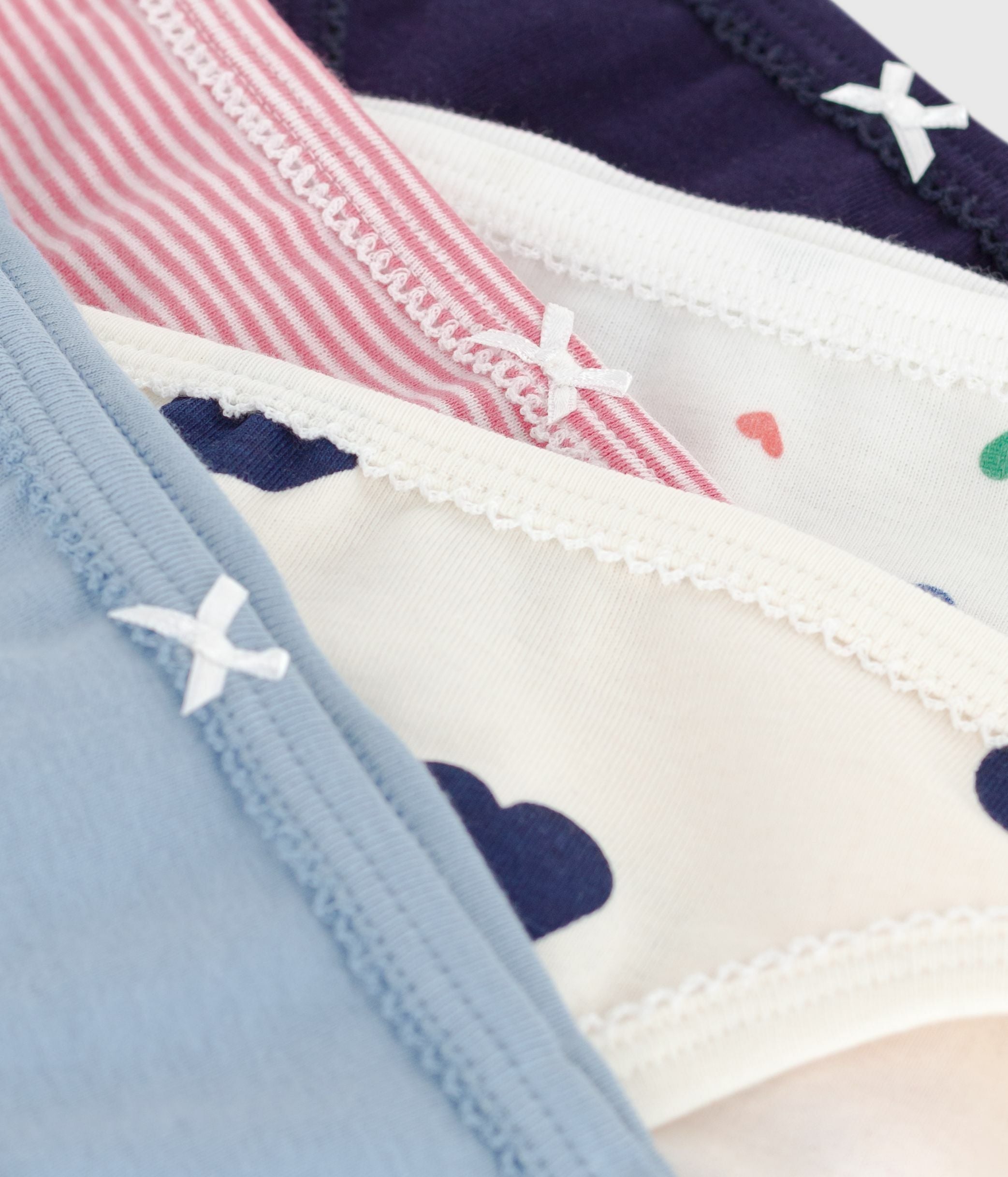 lot-de-culottes-enfant-en-coton-imprimé-cœurs