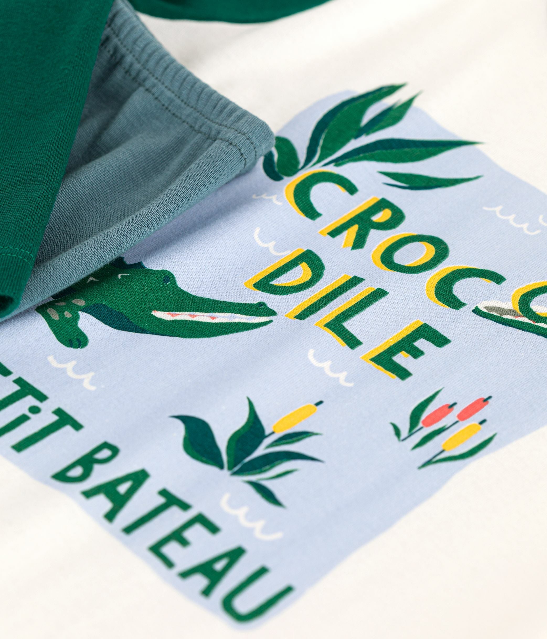pyjama-enfant-en-coton-bicolore