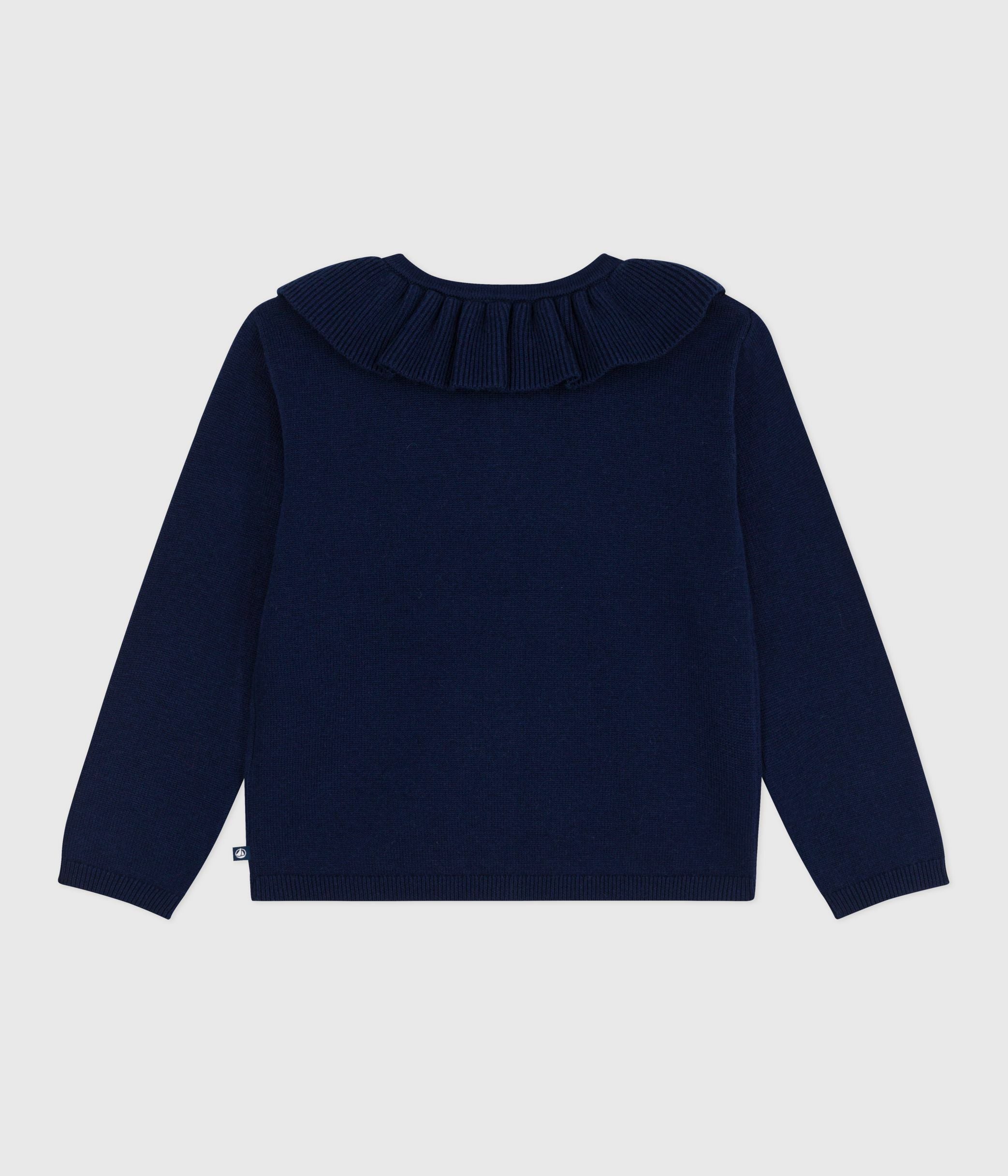 cardigan-enfant-en-laine-et-coton-uni