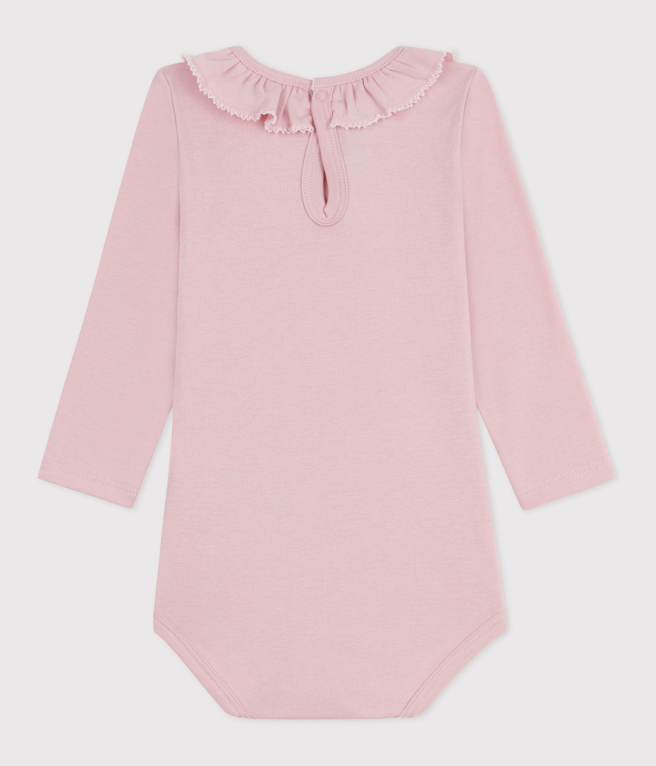 body-bébé-en-coton-à-col,-uni