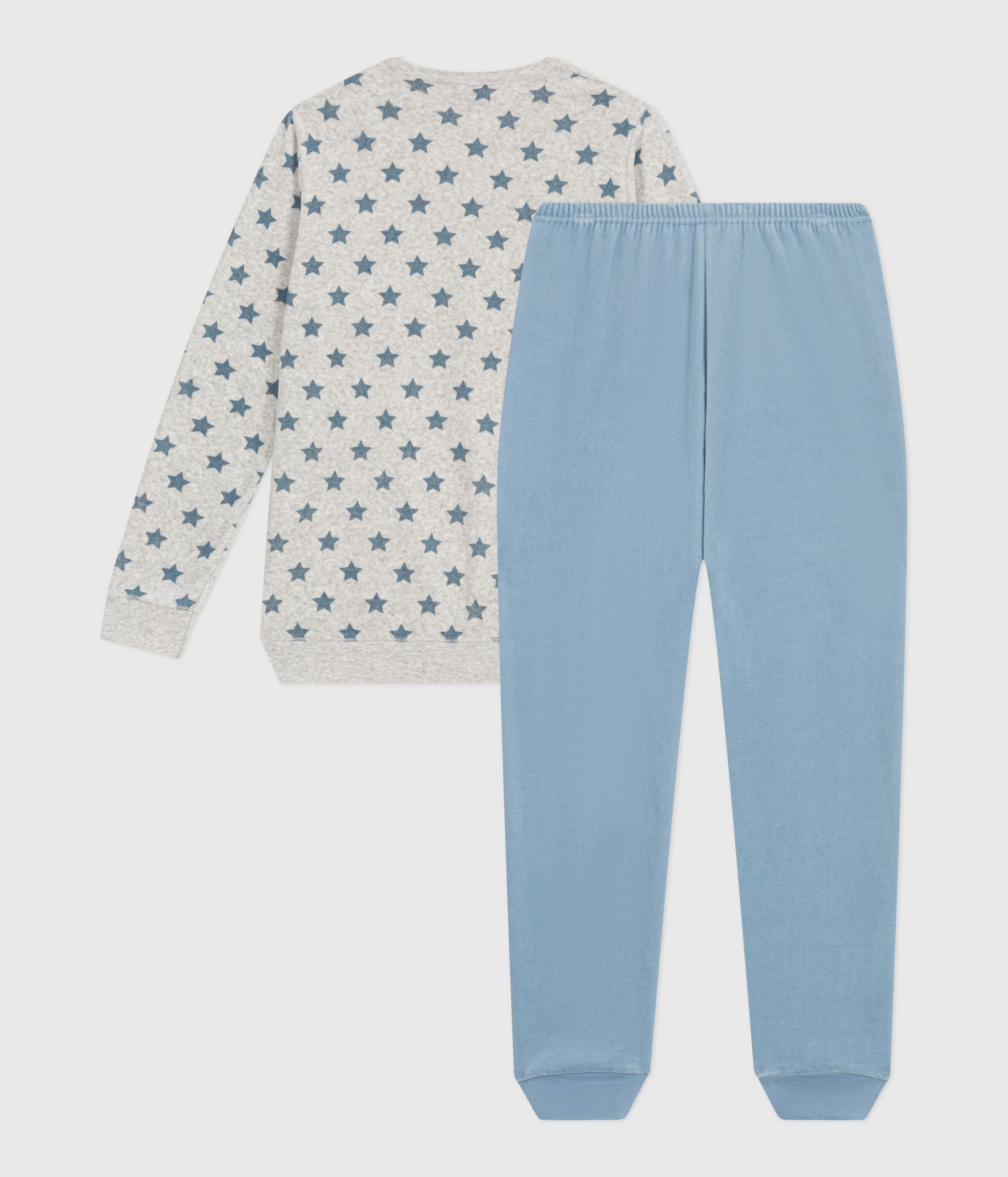 pyjama-junior-en-velours-imprimé-étoiles