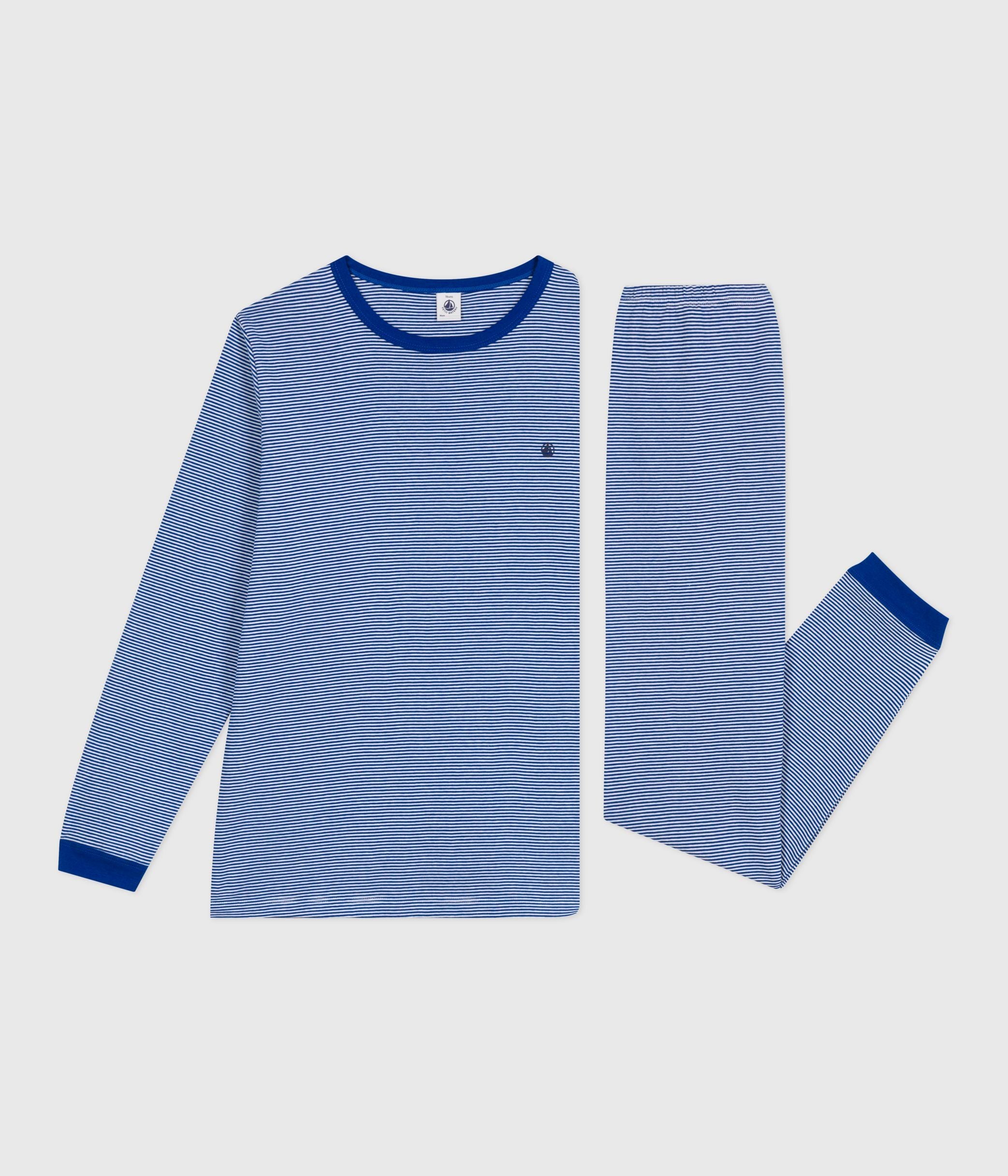 pyjama-junior-en-coton-à-rayures