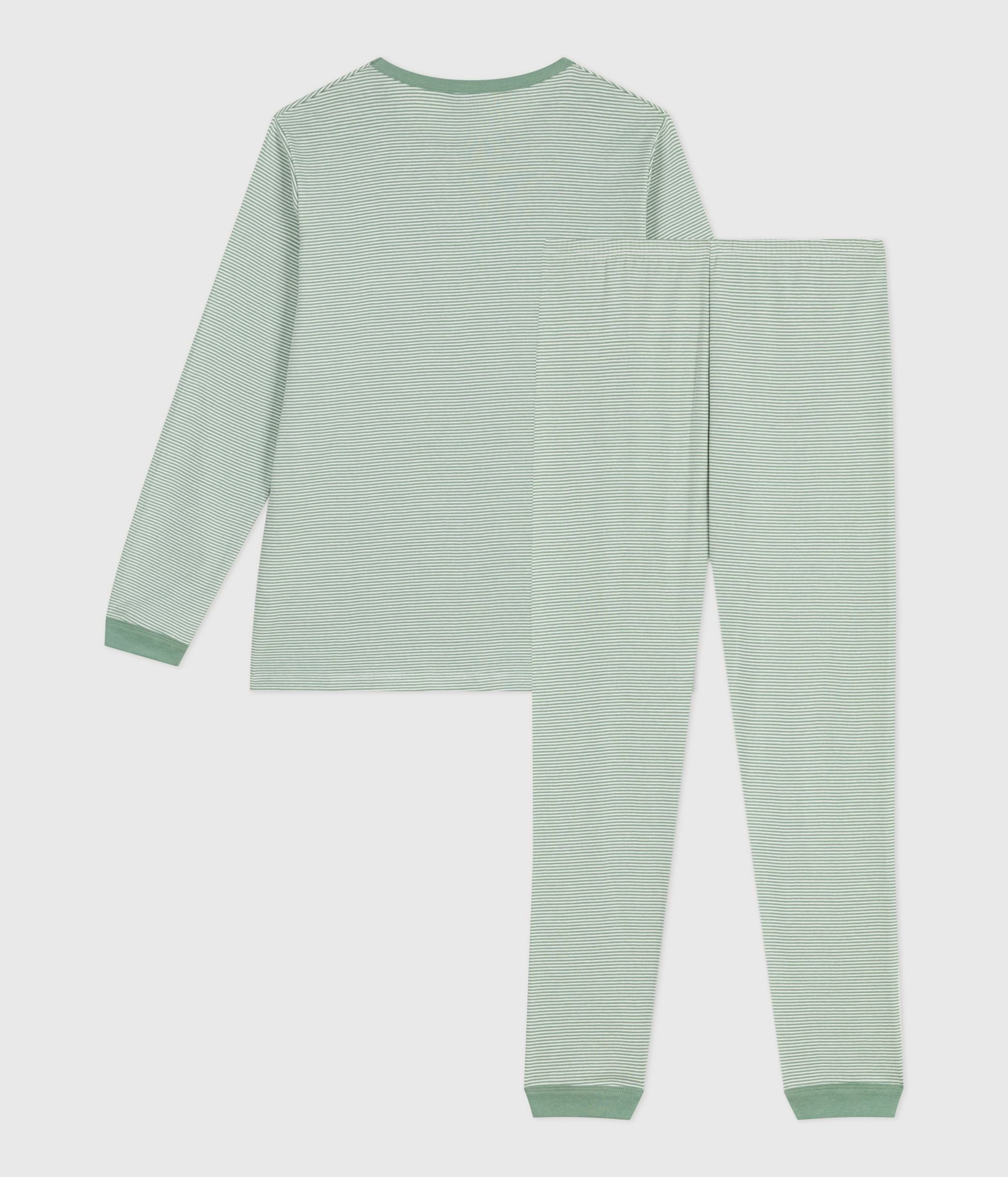 pyjama-junior-en-coton-à-rayures